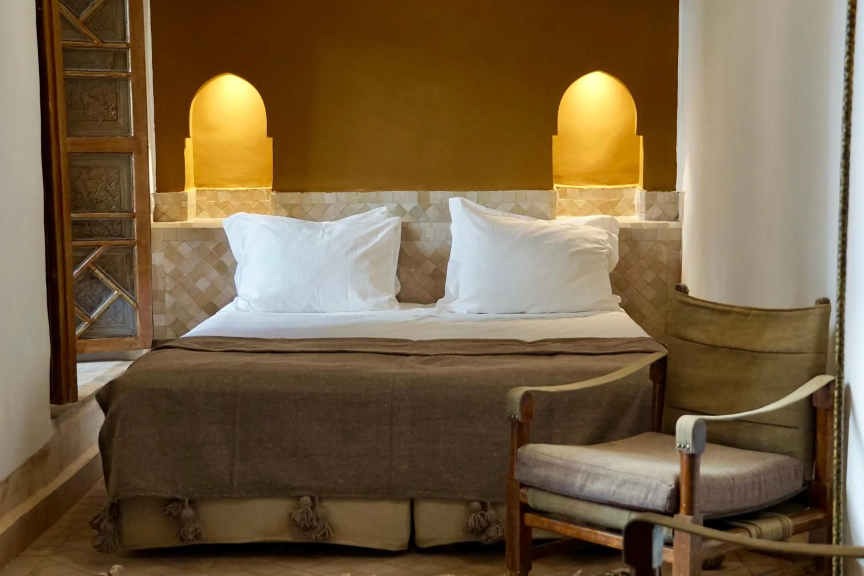 Bed in Riad Tzarra