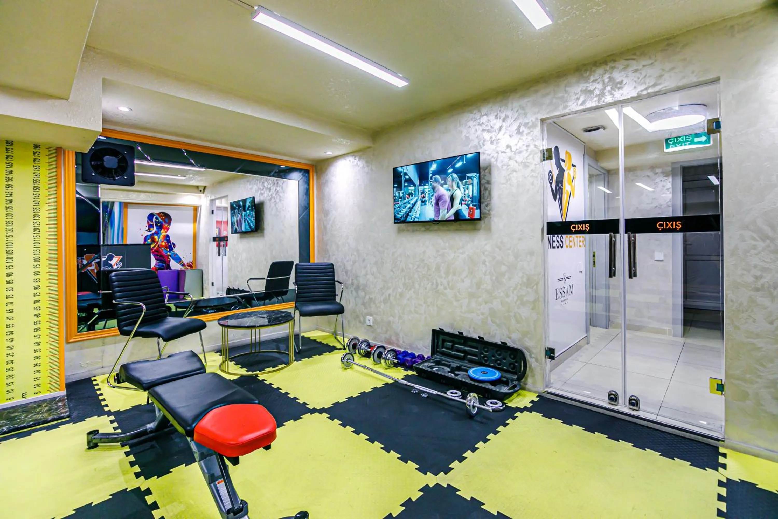 Fitness centre/facilities in Essam Deluxe Hotel