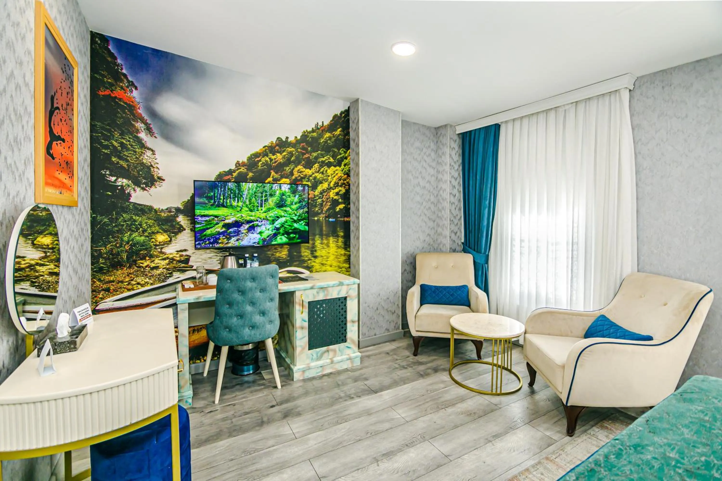 Seating area in Essam Deluxe Hotel