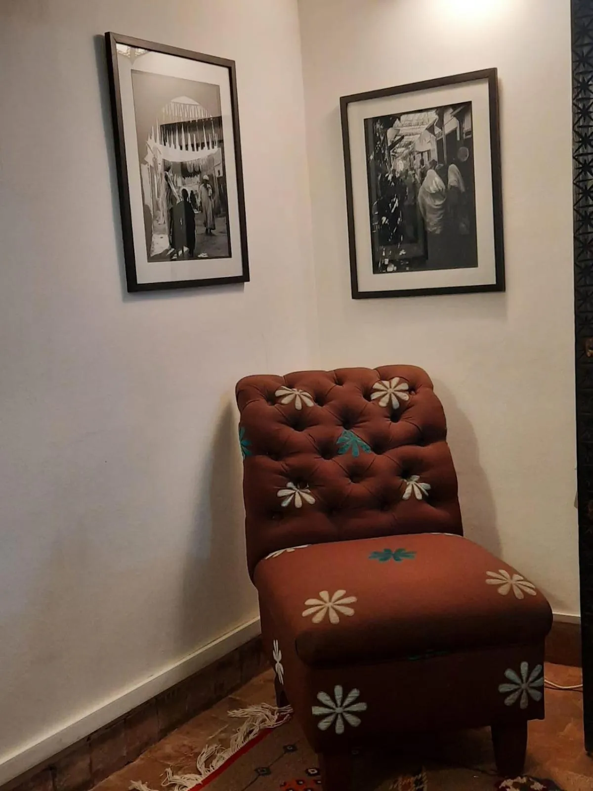 Decorative detail in Riad Aubrac