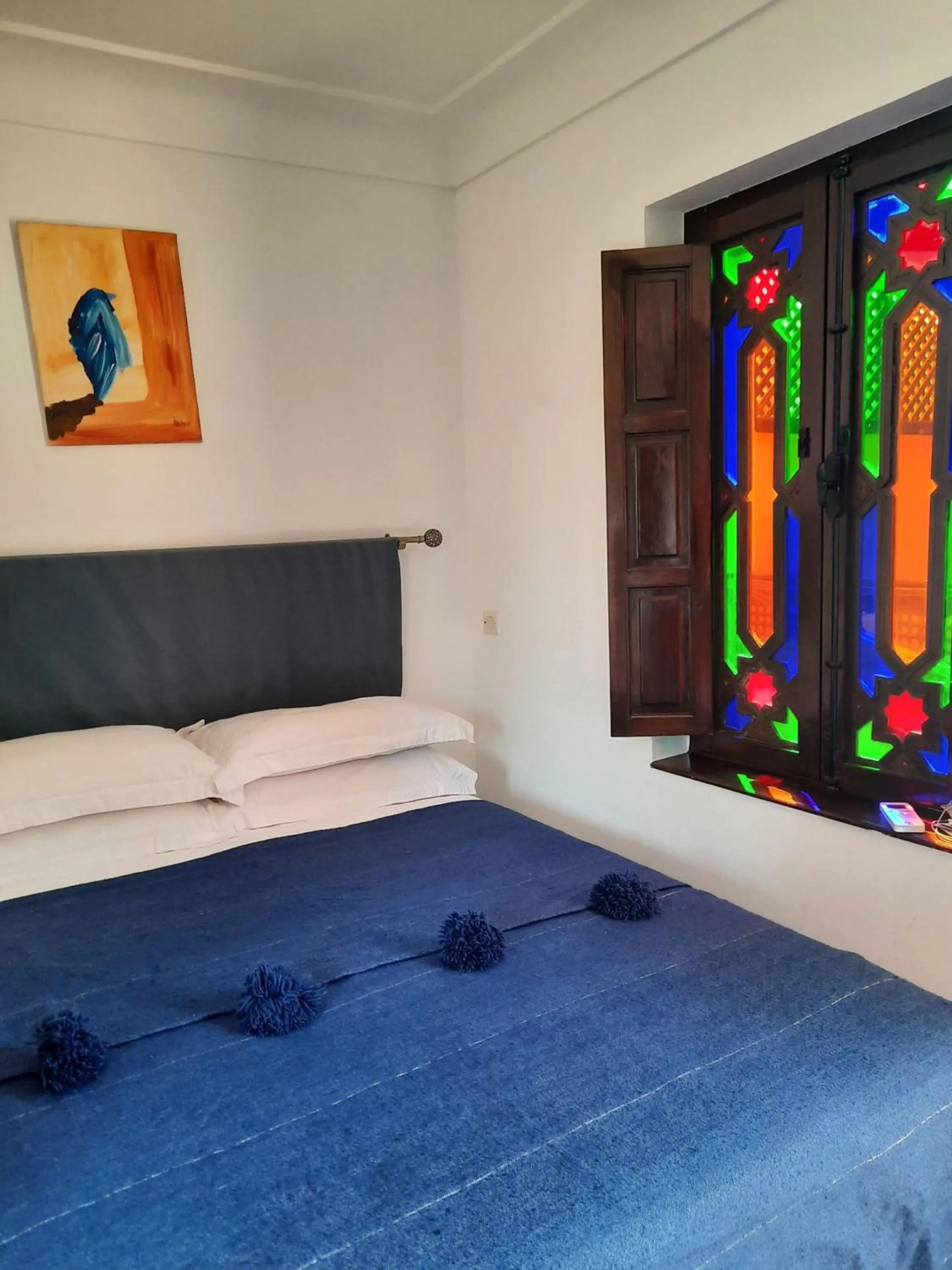 Bedroom, Bed in Riad Aubrac