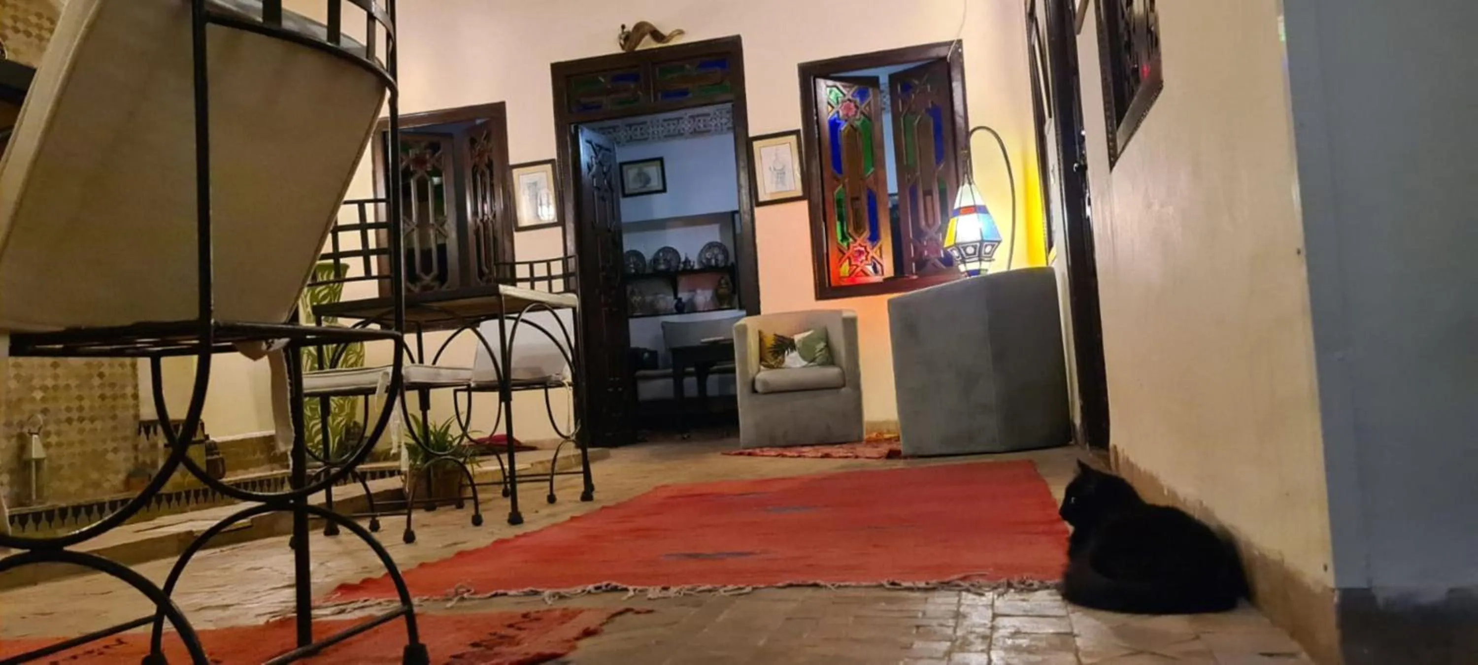 Patio in Riad Aubrac