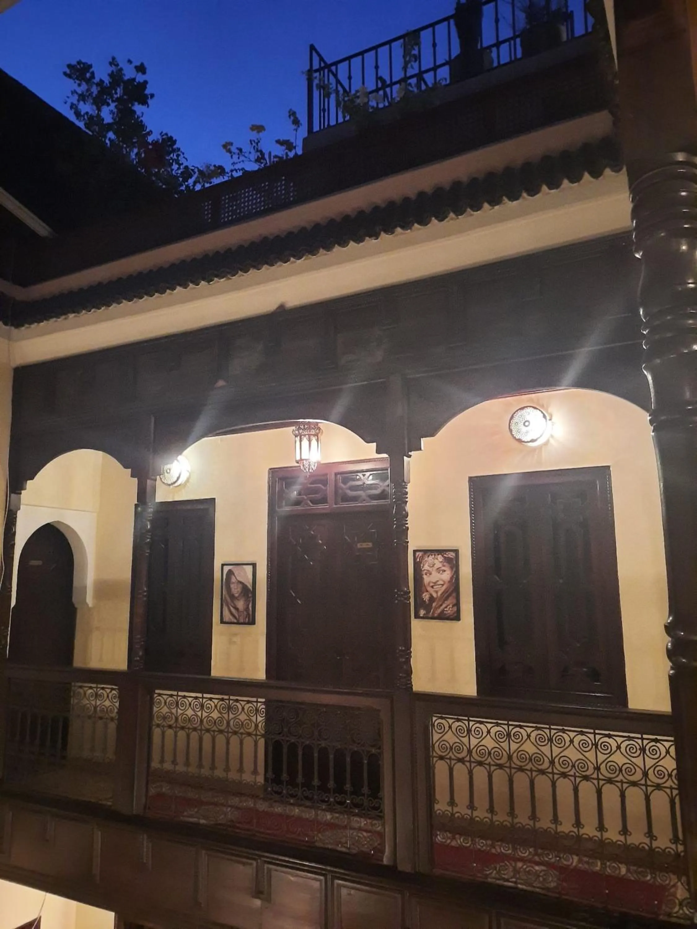 Bedroom in Riad Aubrac