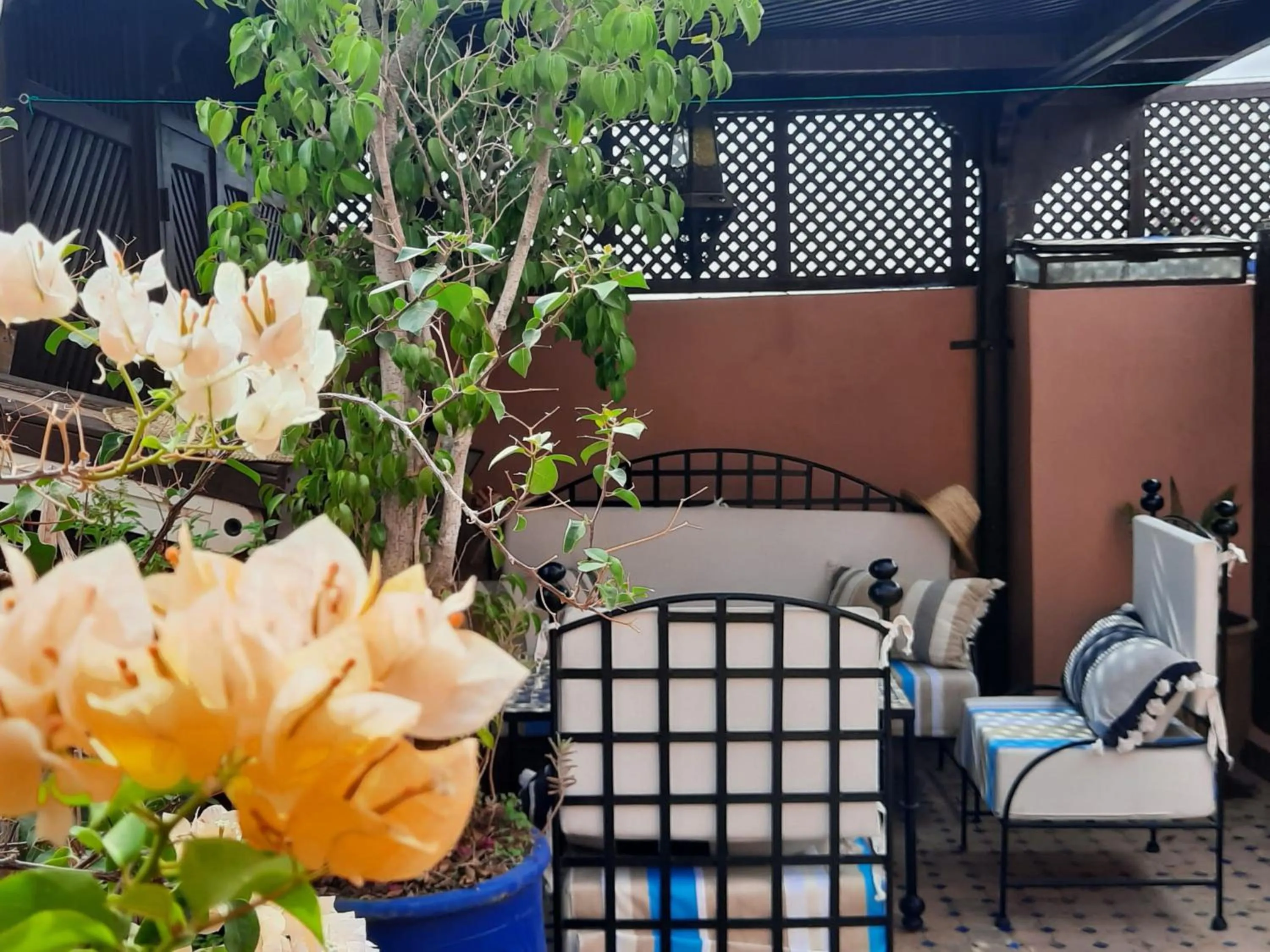Balcony/Terrace in Riad Aubrac