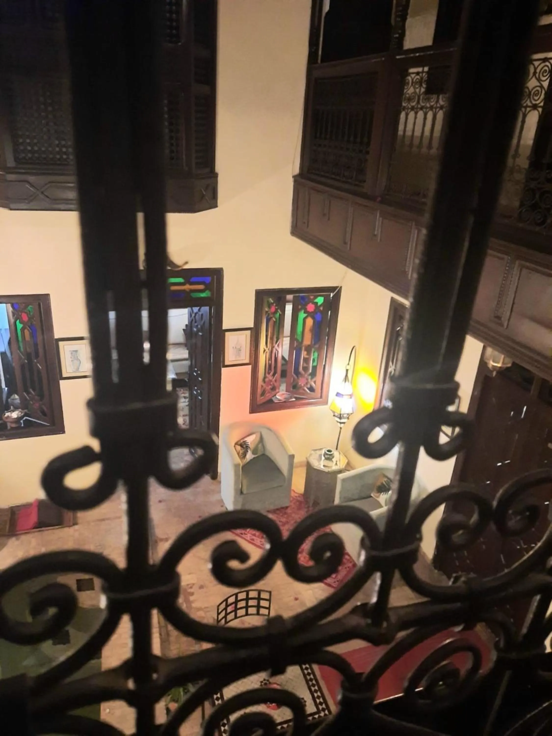 Patio in Riad Aubrac