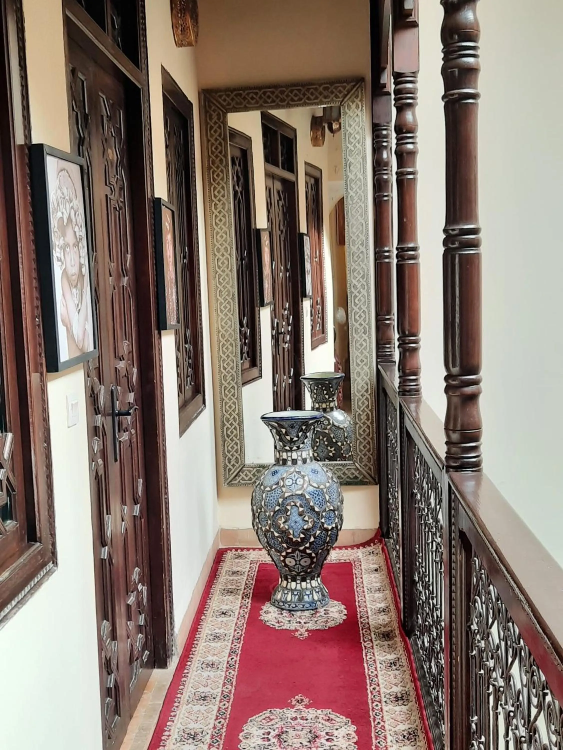 Decorative detail in Riad Aubrac