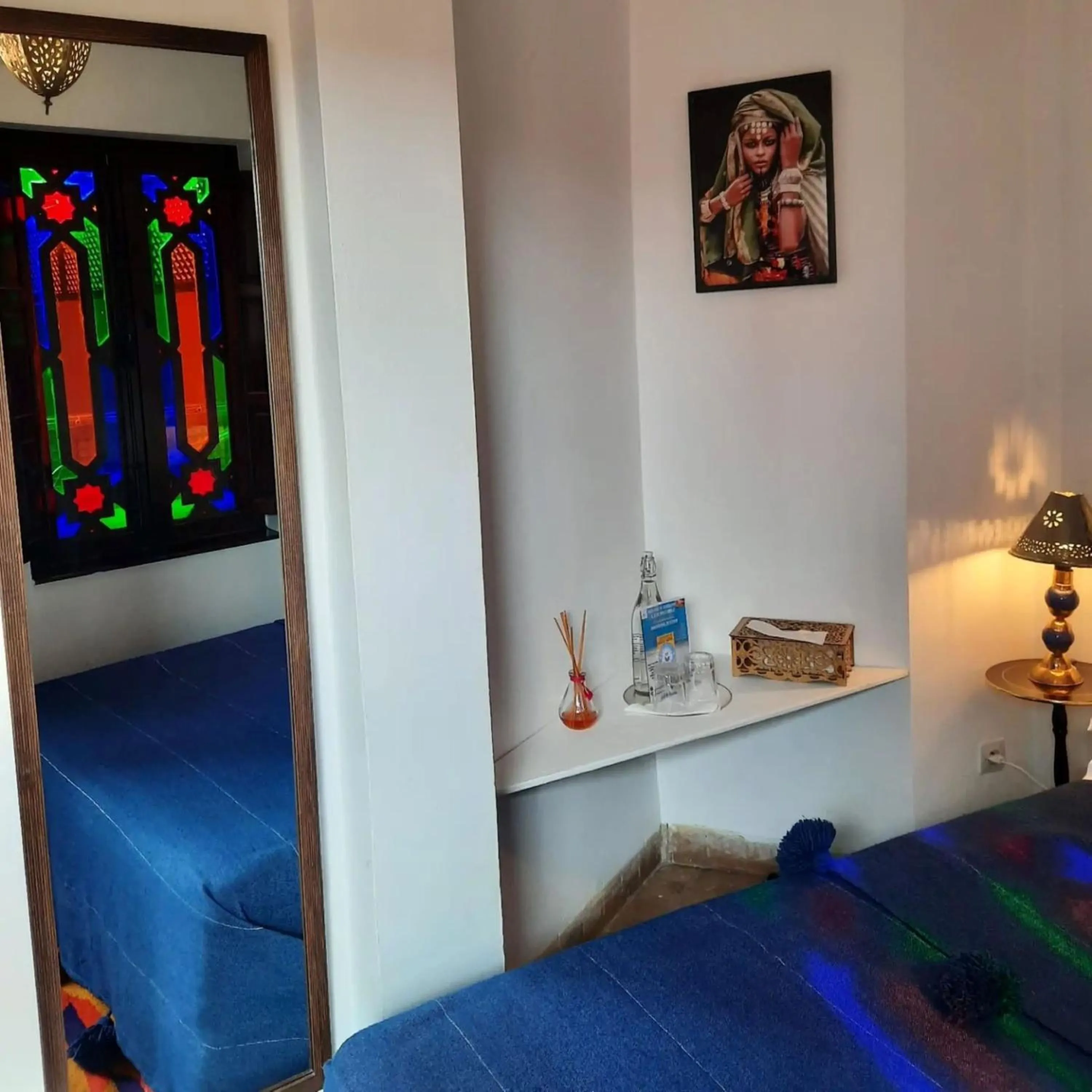 Bedroom, Bed in Riad Aubrac