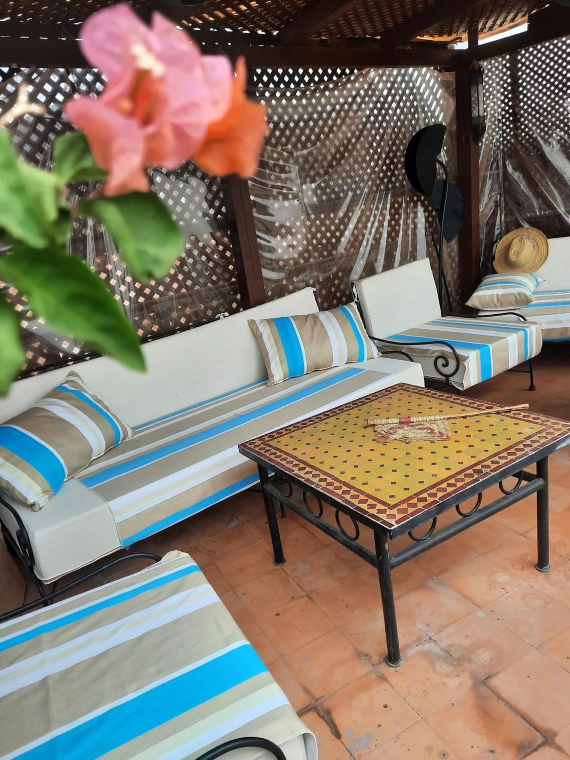 Balcony/Terrace in Riad Aubrac