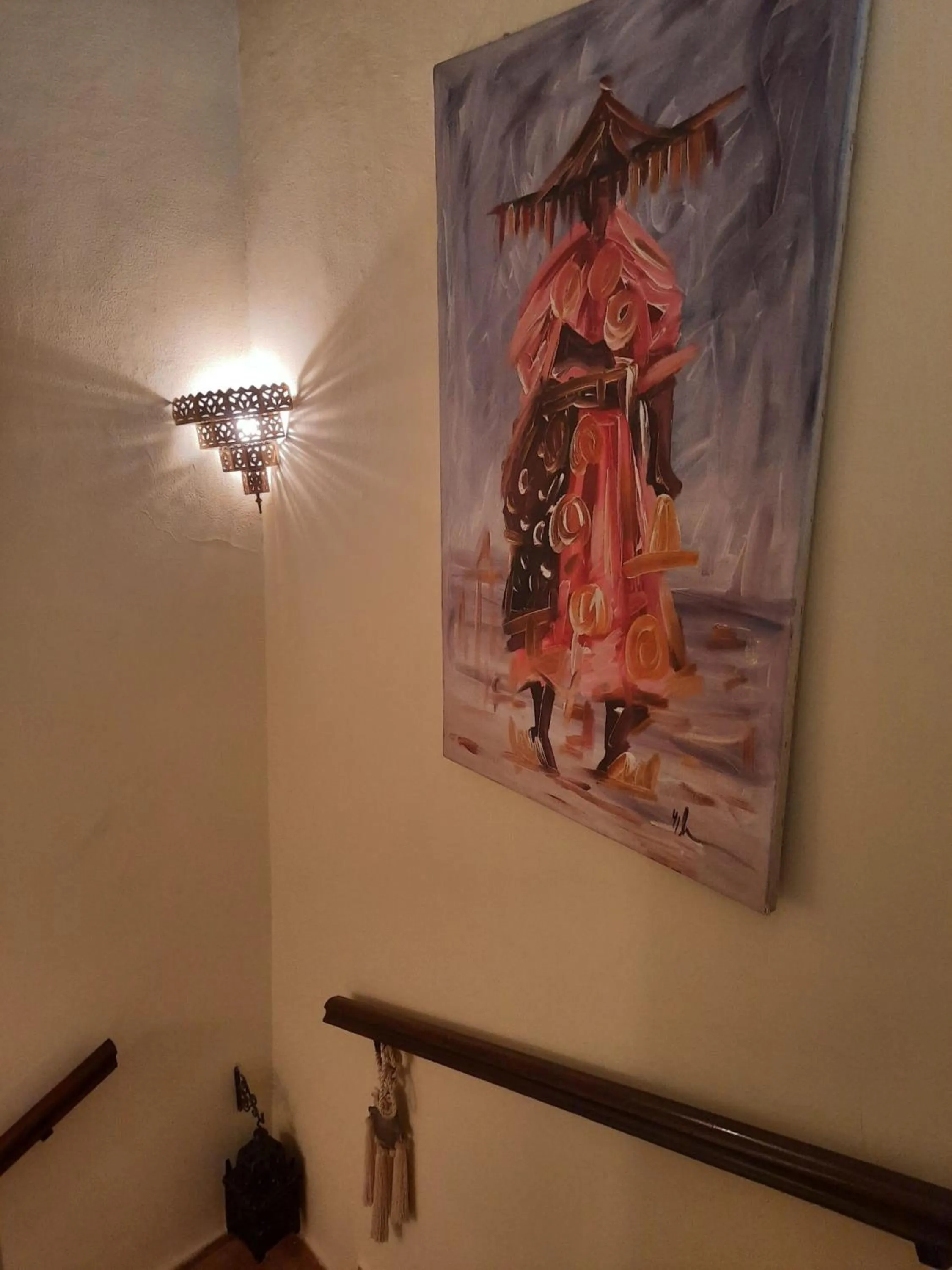 Decorative detail in Riad Aubrac