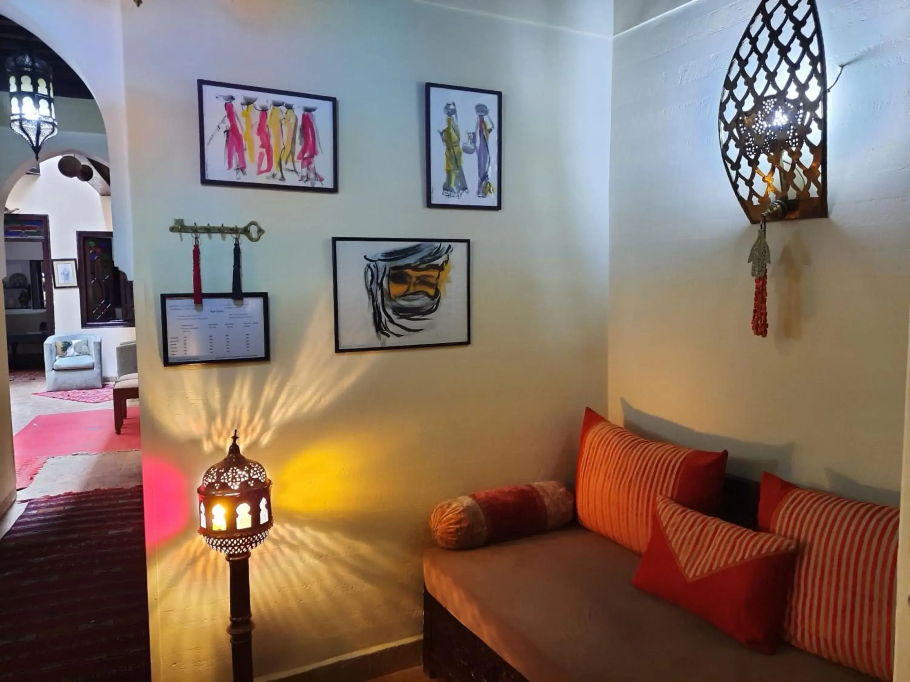 Lobby or reception in Riad Aubrac Lobby or reception in Riad Aubrac