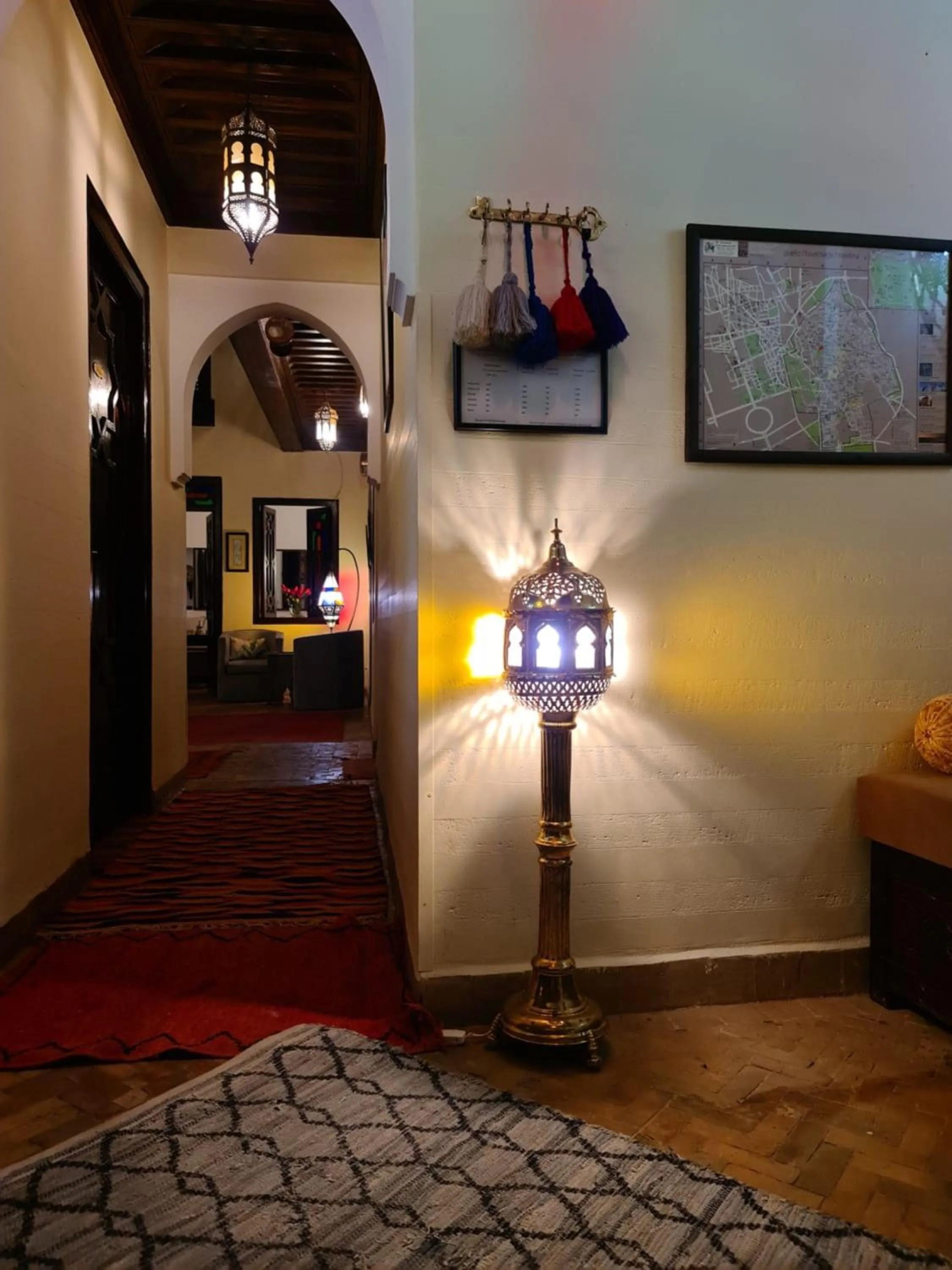 Lobby or reception in Riad Aubrac