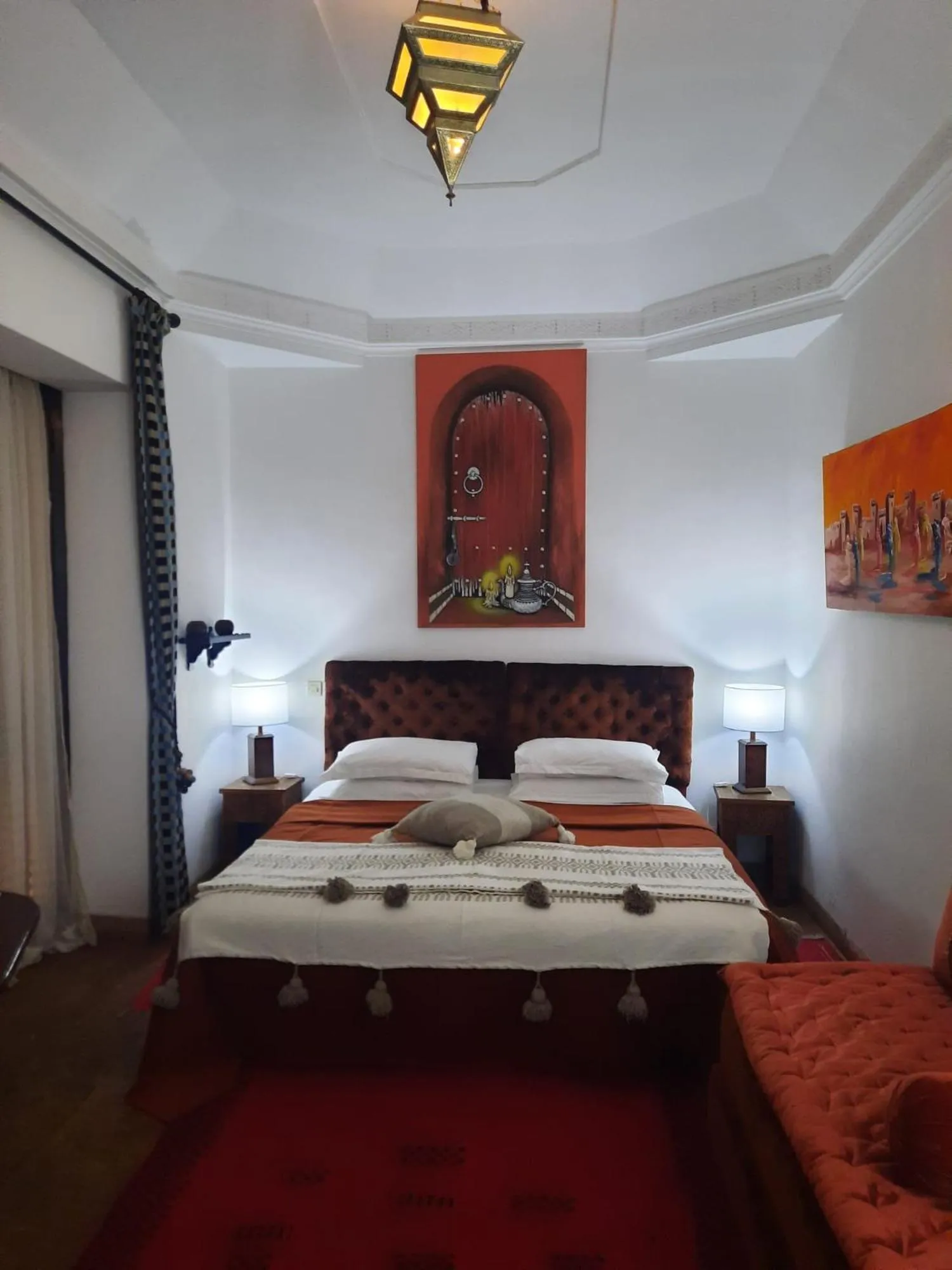 Bedroom, Bed in Riad Aubrac