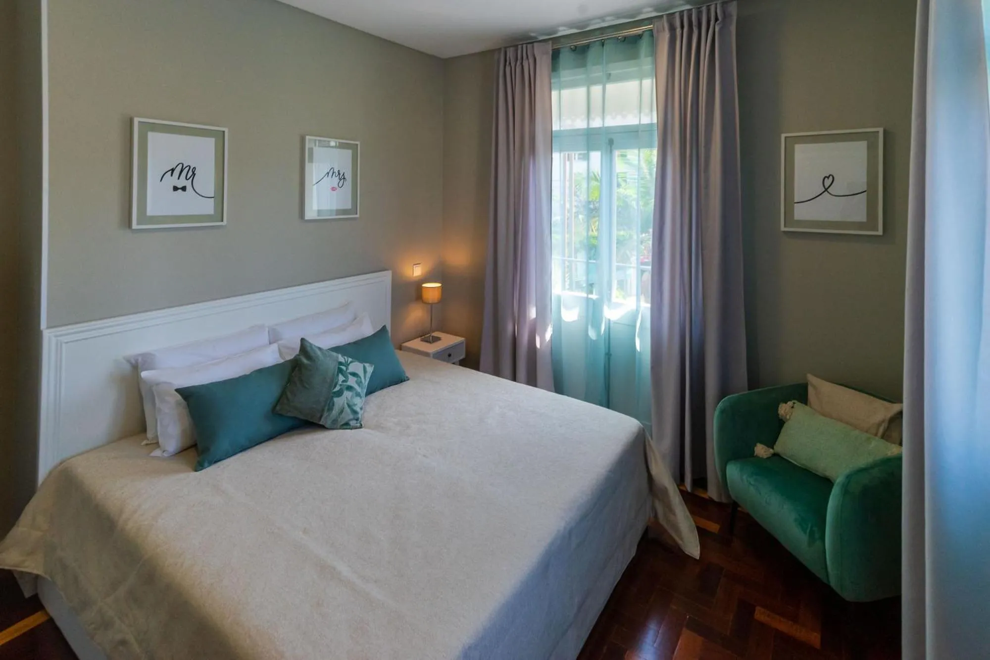 Bed in Blue House