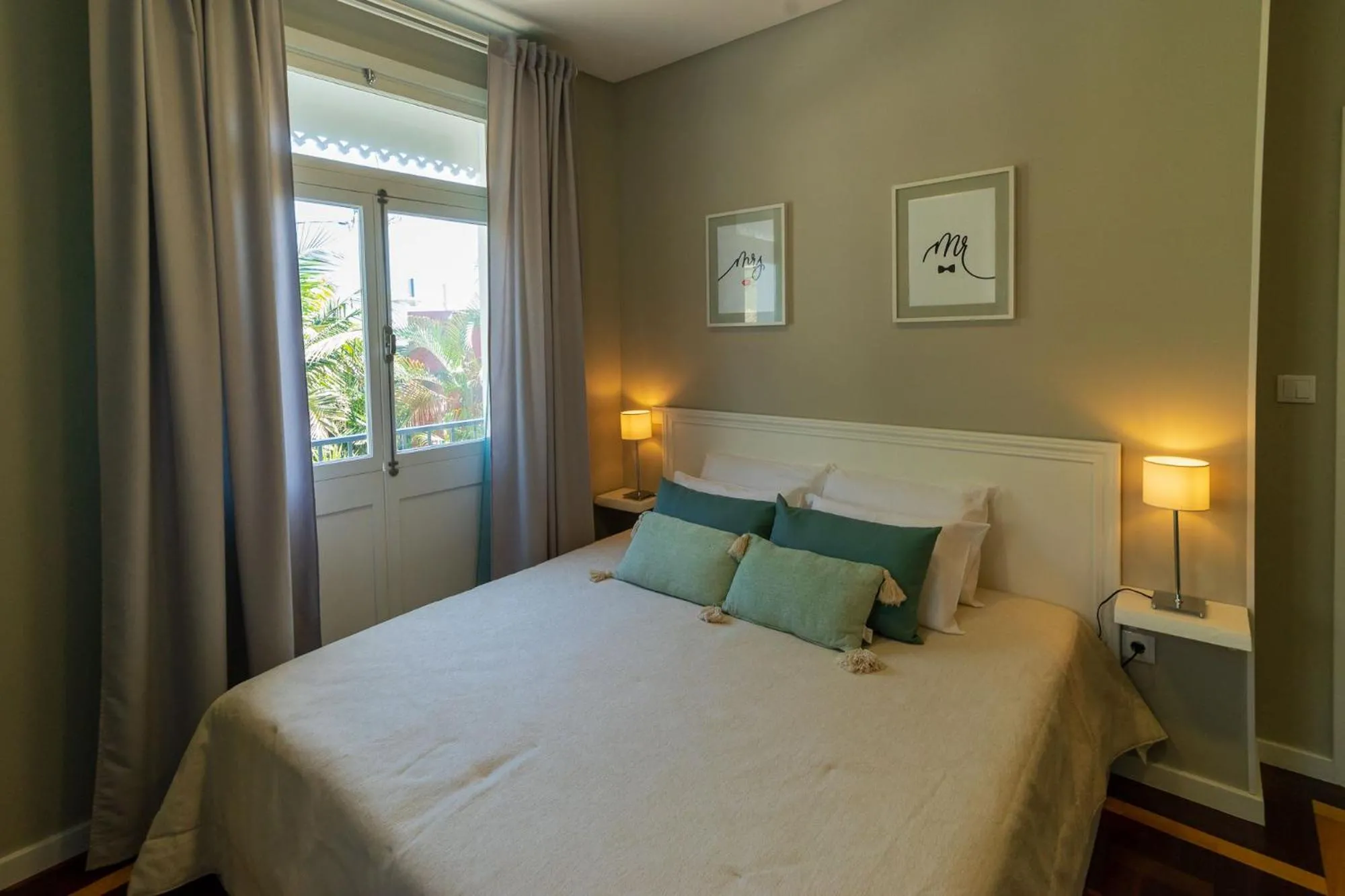 Bed in Blue House