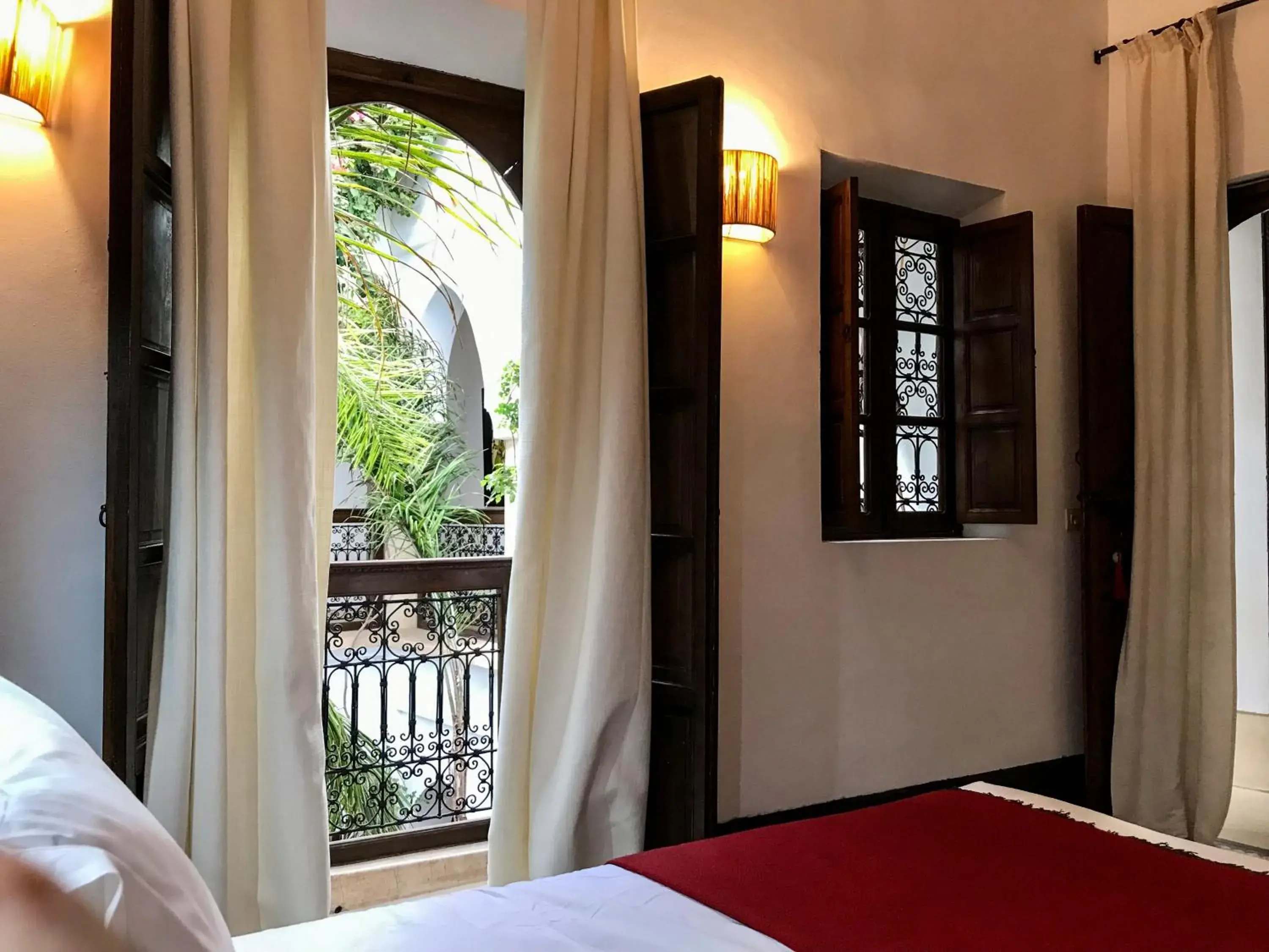 Balcony/Terrace, Bed in Riad Dar Zaman Balcony/Terrace, Bed in Riad Dar Zaman