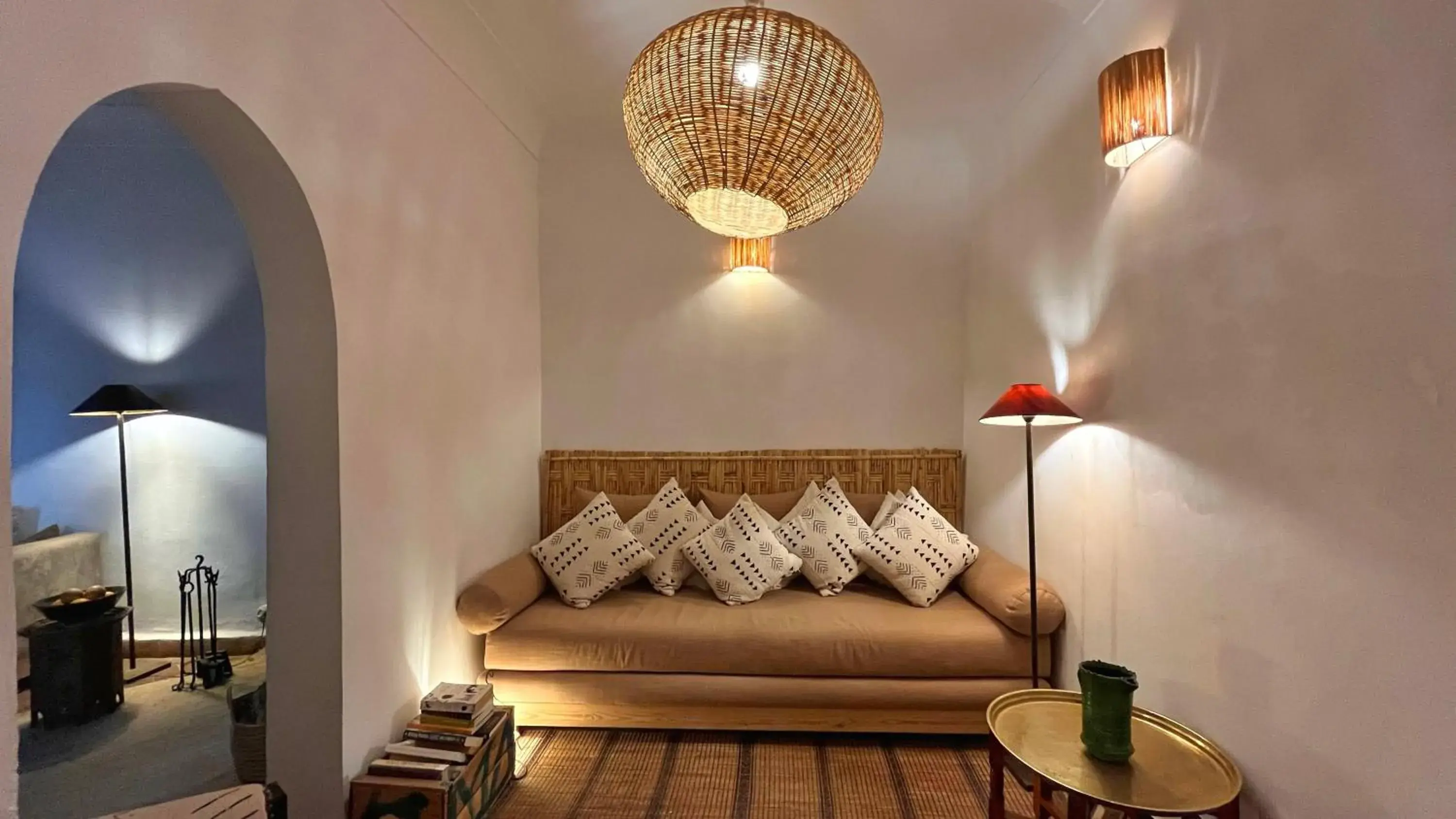 Communal lounge/ TV room, Bed in Riad Dar Zaman Communal lounge/ TV room, Bed in Riad Dar Zaman