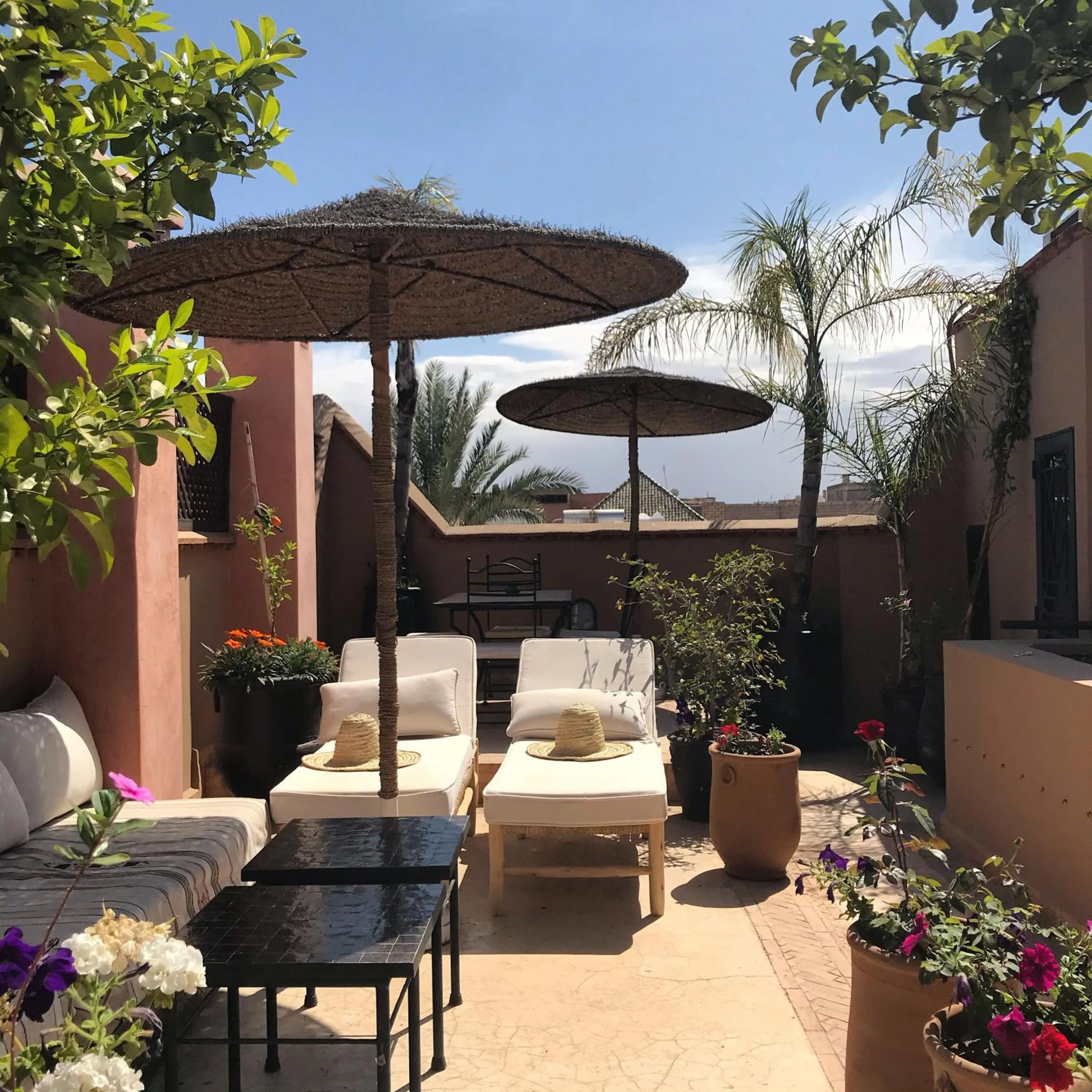 Balcony/Terrace in Riad Dar Zaman
