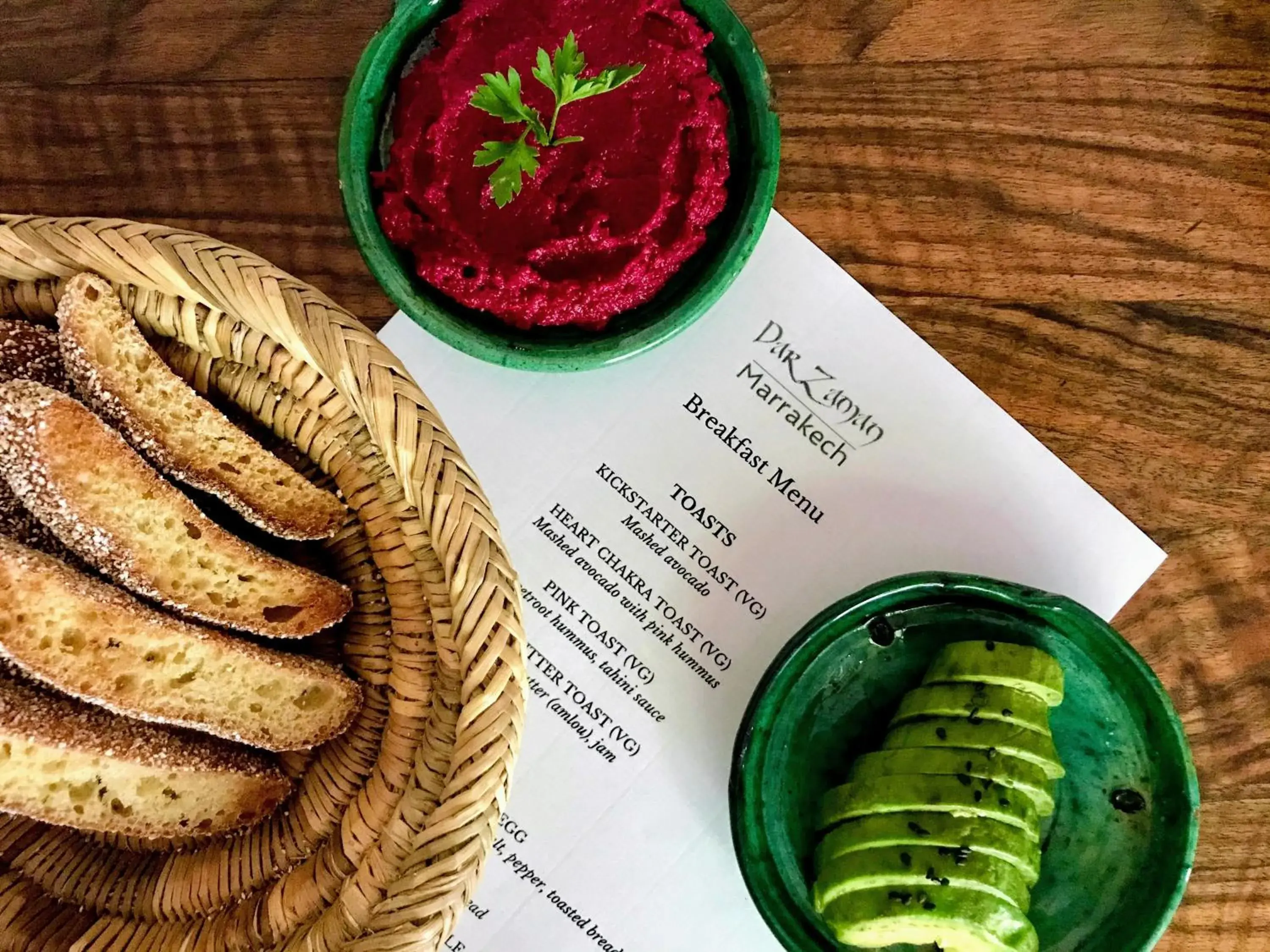 Food close-up in Riad Dar Zaman Food close-up in Riad Dar Zaman