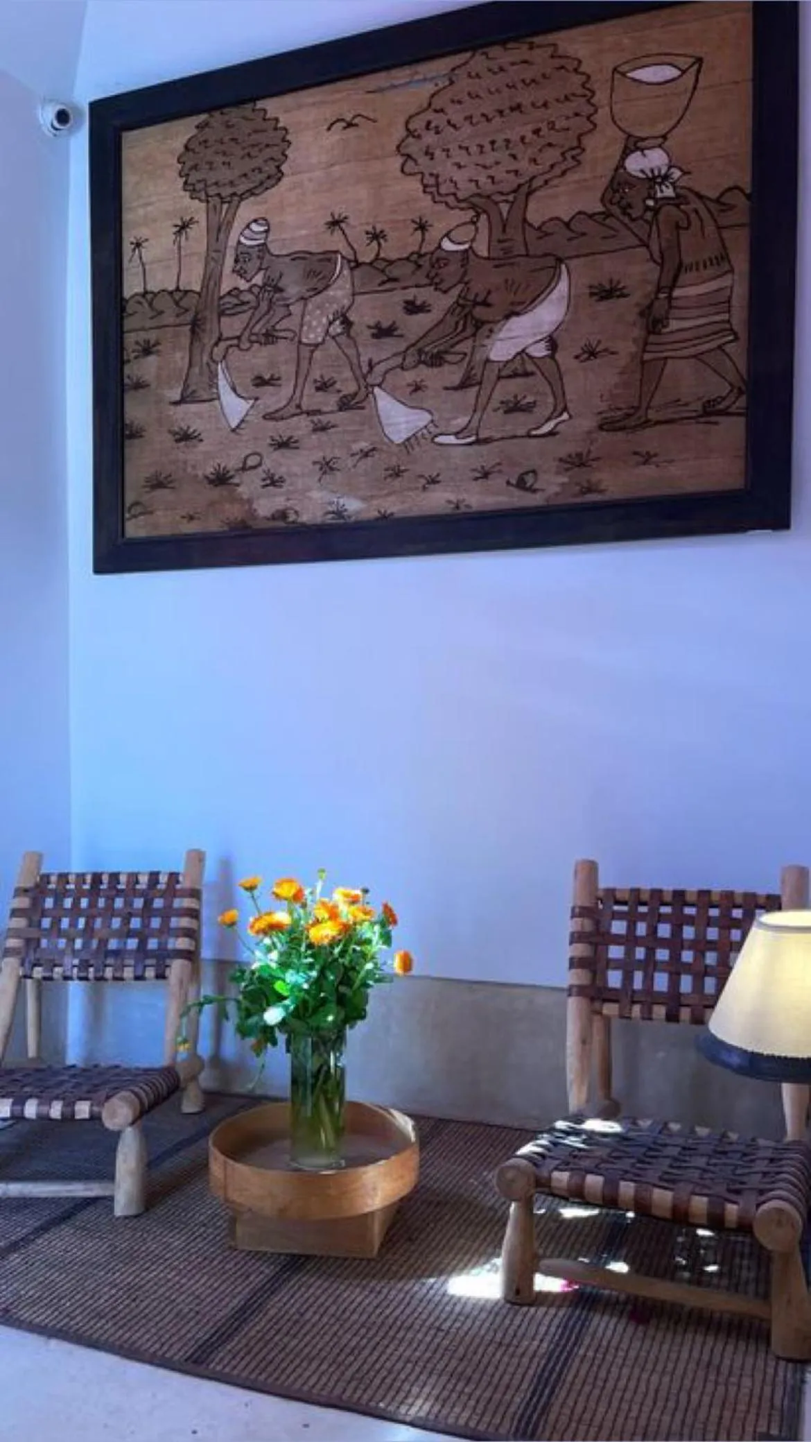 Seating area in Riad Dar Zaman