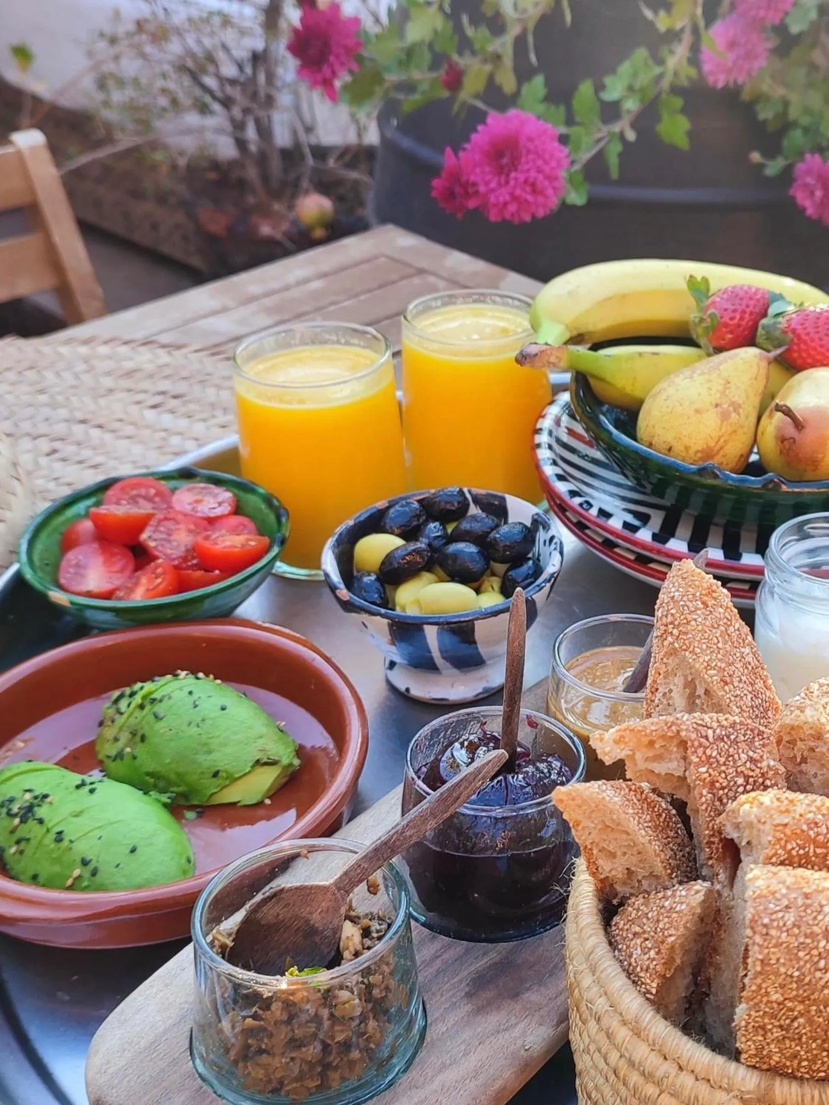 Food and drinks in Riad Dar Zaman