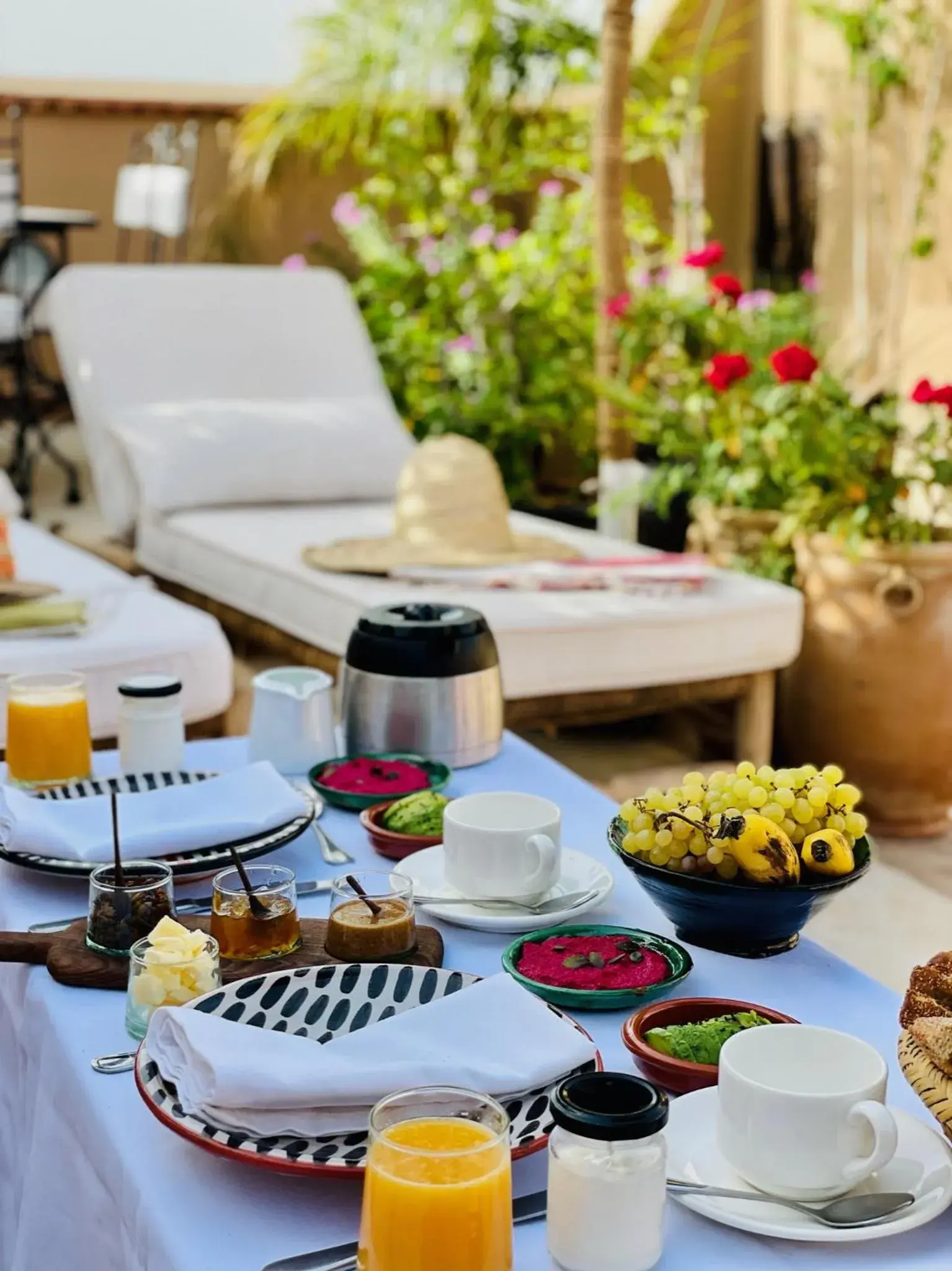 Food close-up in Riad Dar Zaman Food close-up in Riad Dar Zaman