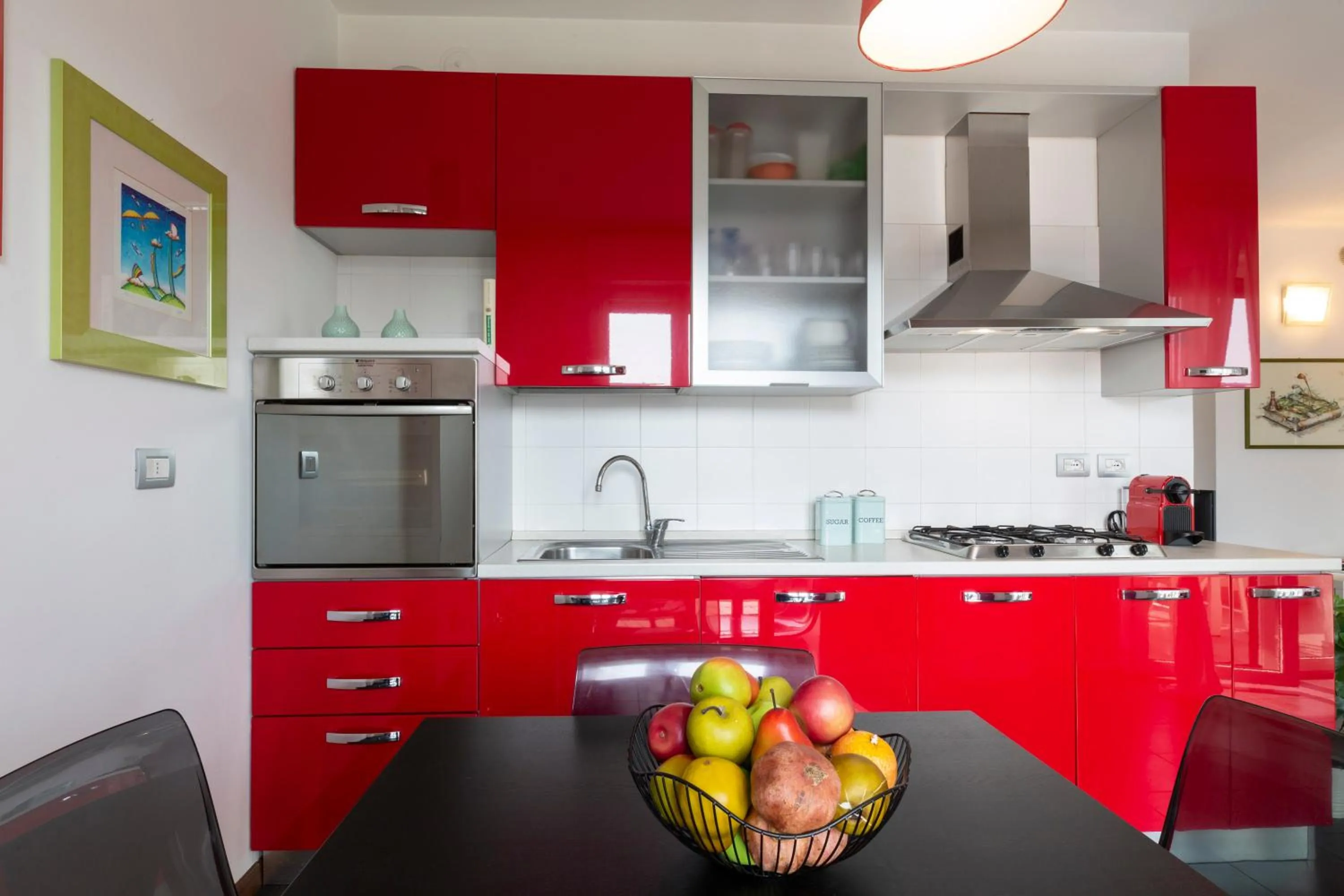 Kitchen or kitchenette in Sky Home Santa Giulia