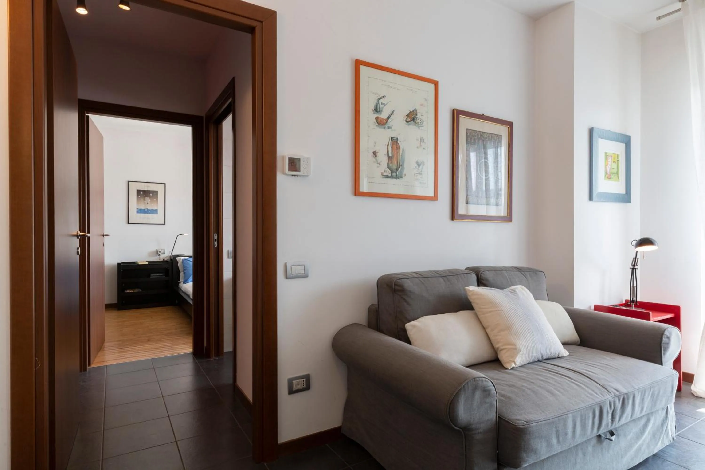Living room in Sky Home Santa Giulia