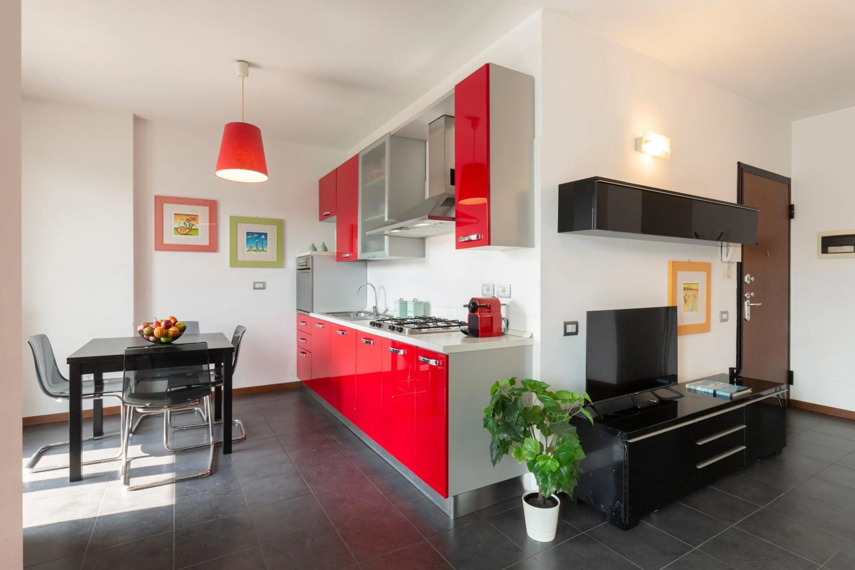 Kitchen or kitchenette in Sky Home Santa Giulia