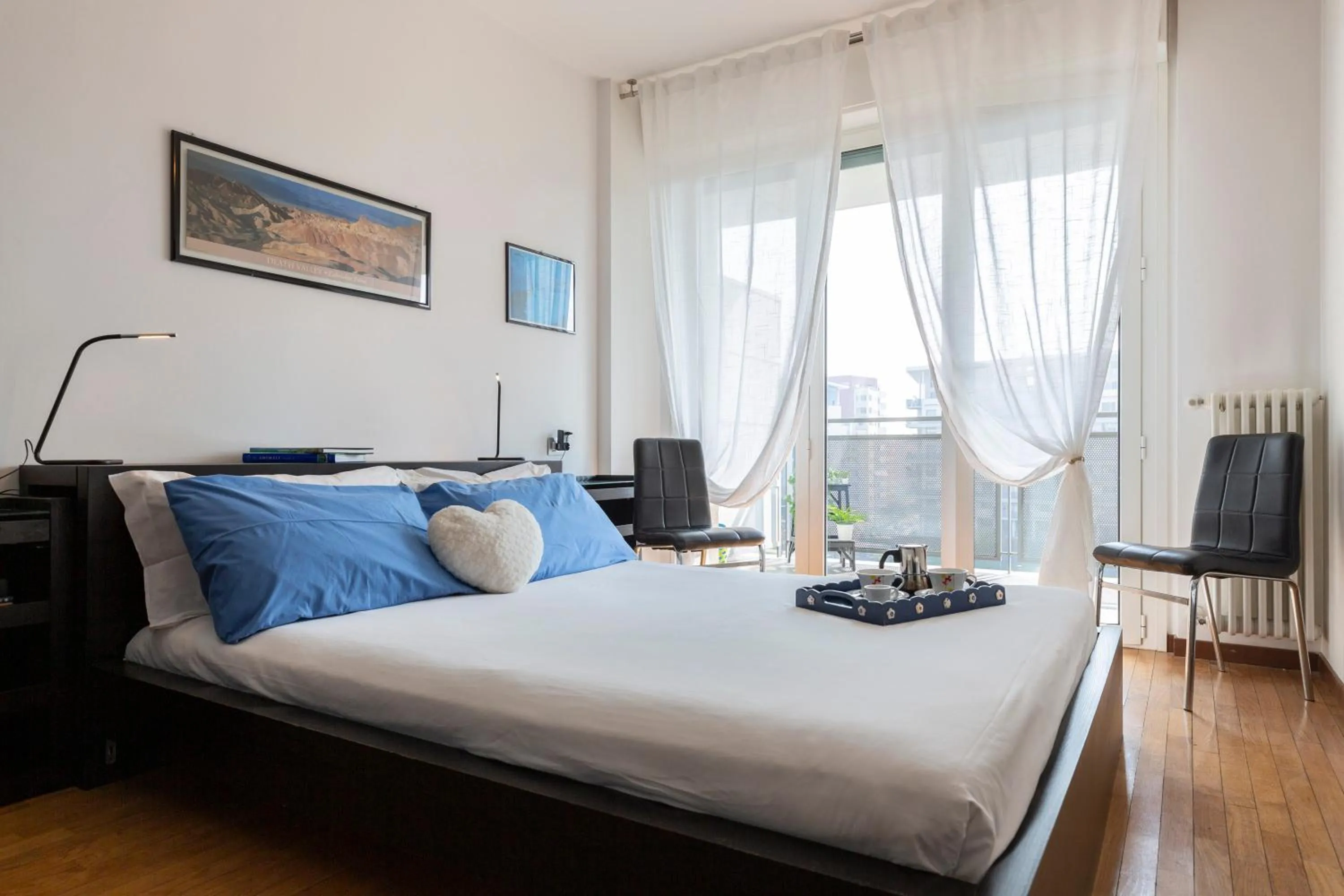 Bedroom, Bed in Sky Home Santa Giulia
