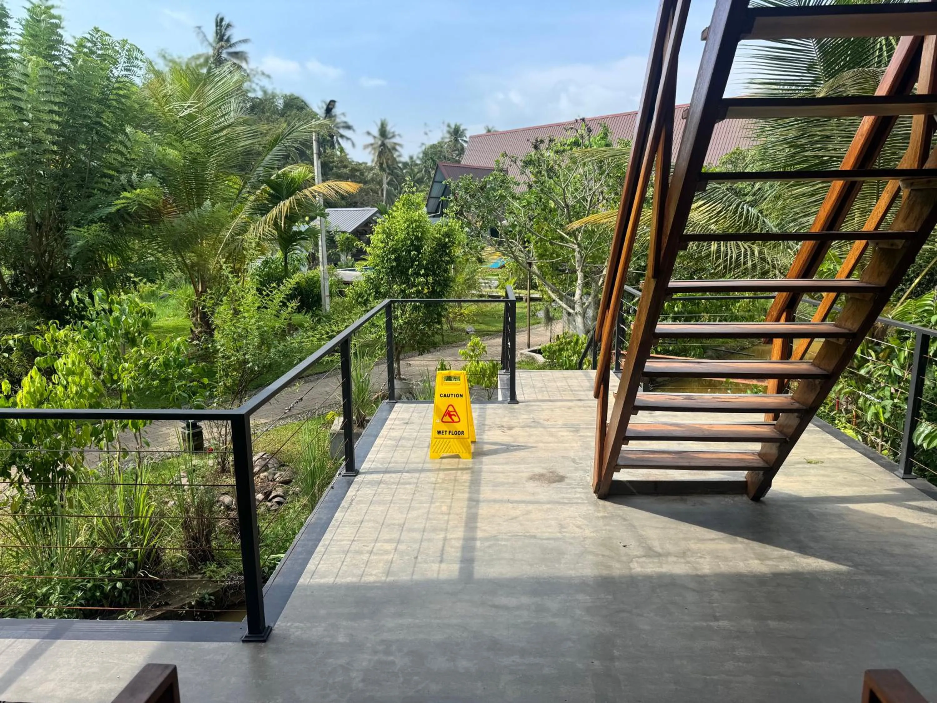 Balcony/Terrace in Steps Garden Resort