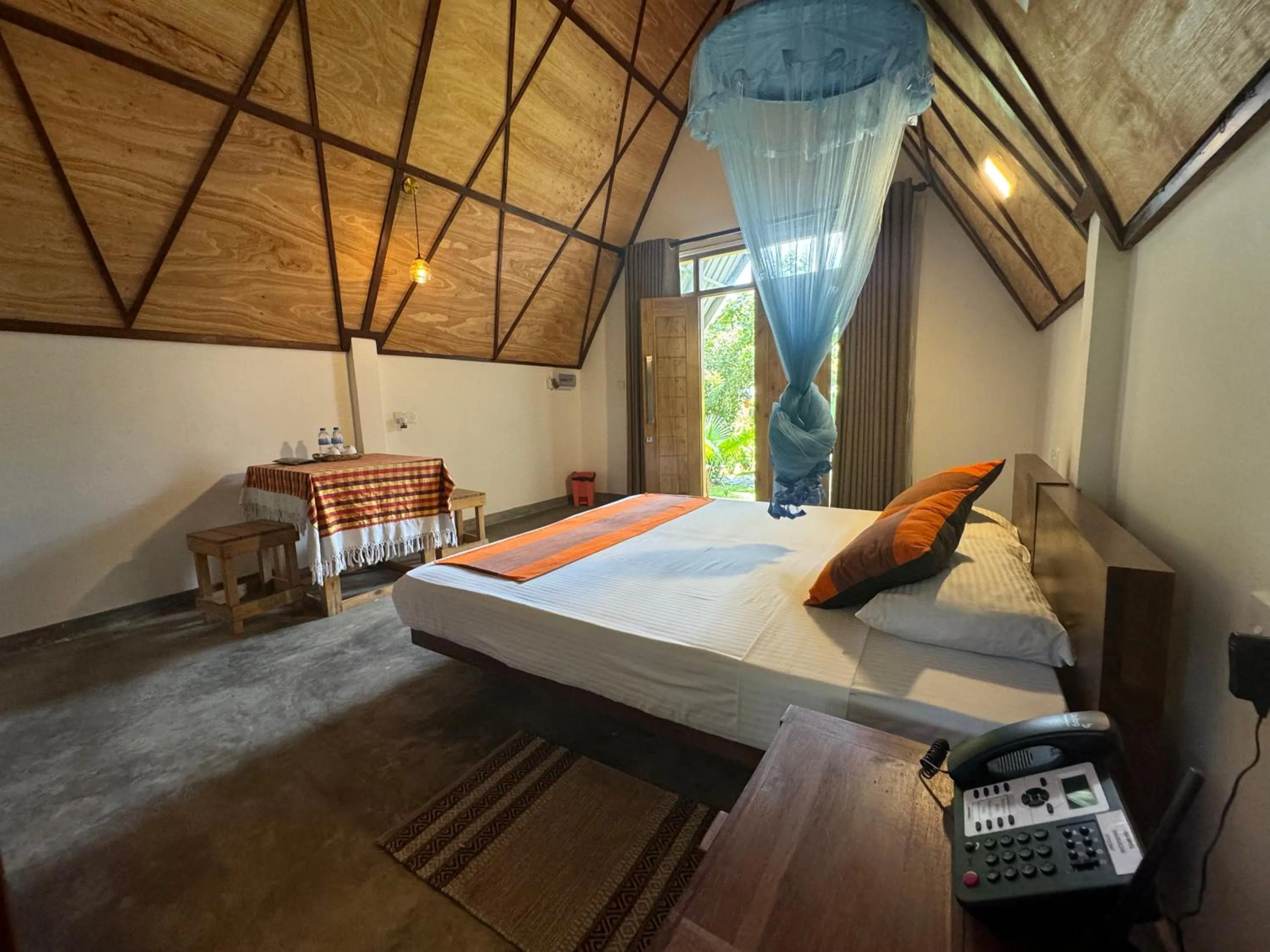 Bedroom, Bed in Steps Garden Resort