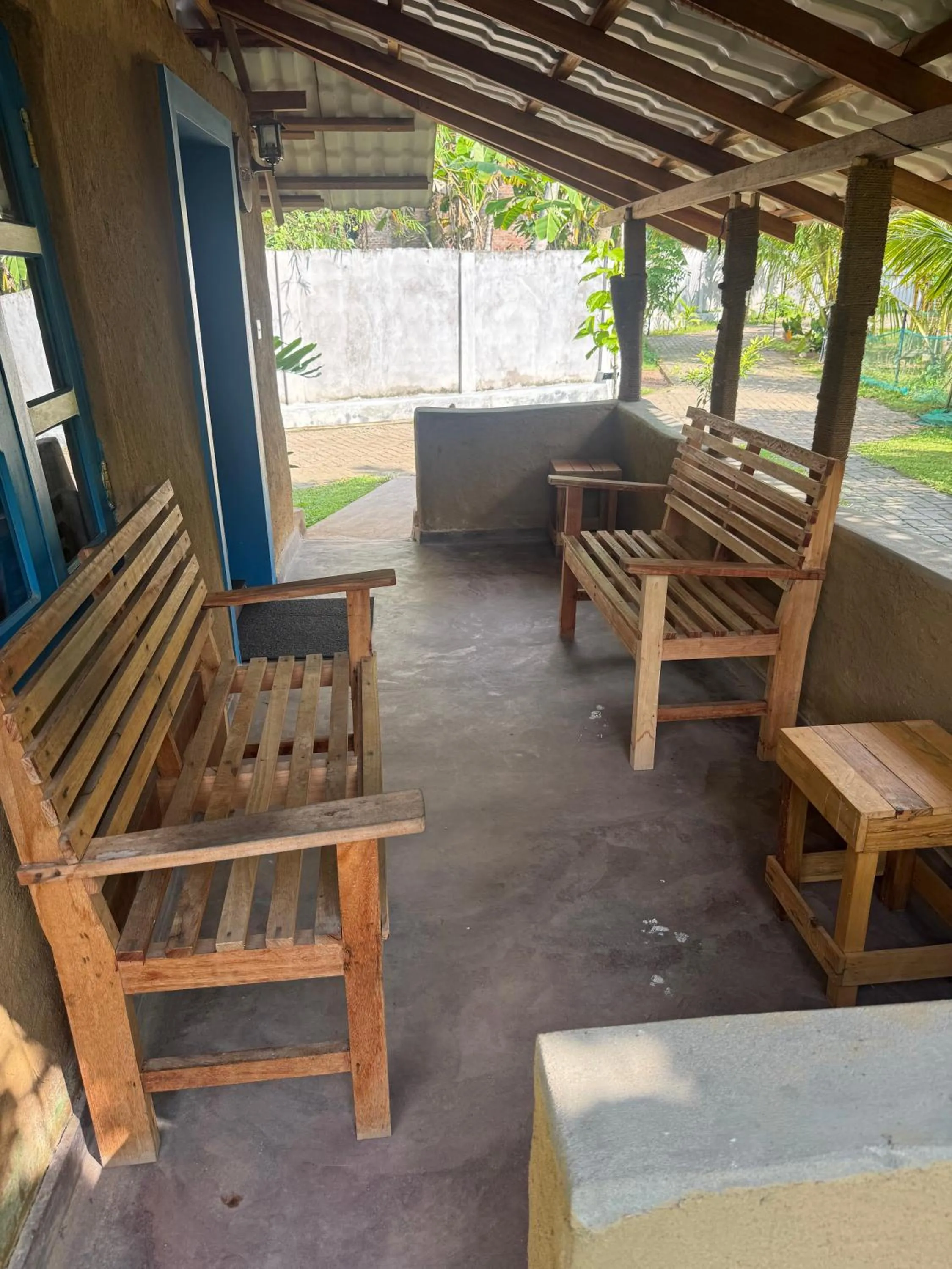 Patio in Steps Garden Resort