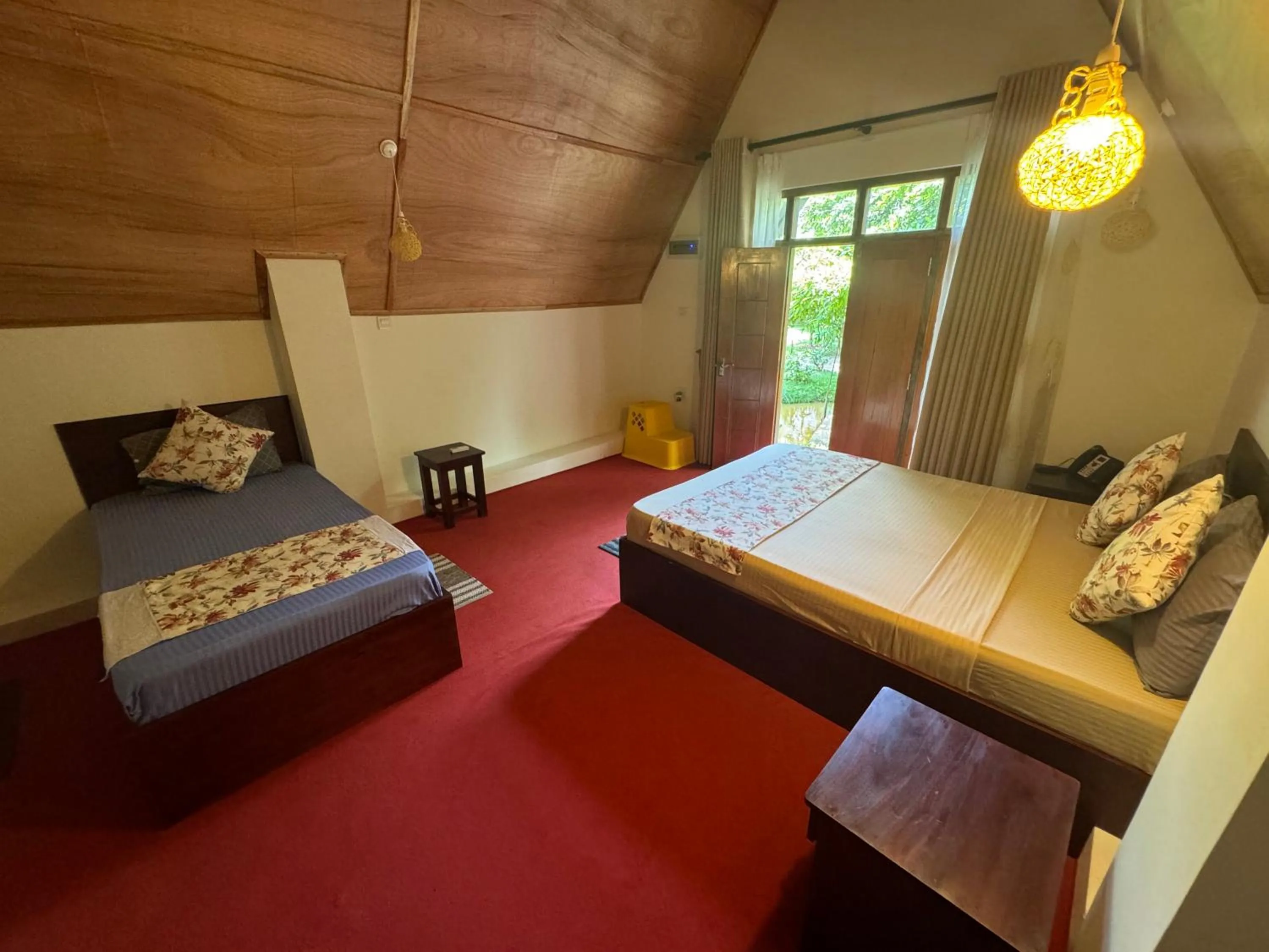 Bedroom, Bed in Steps Garden Resort