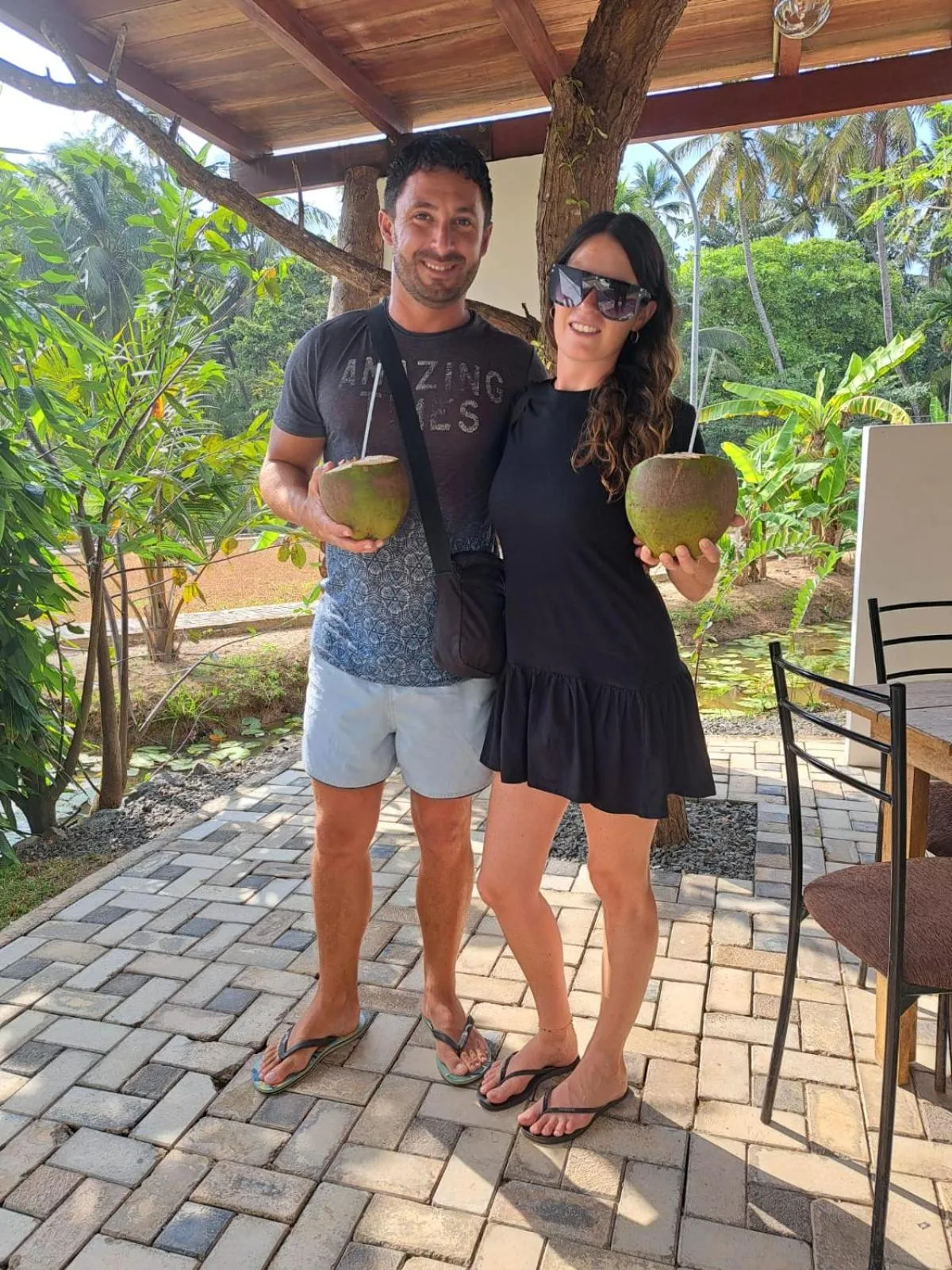 People in Steps Garden Resort