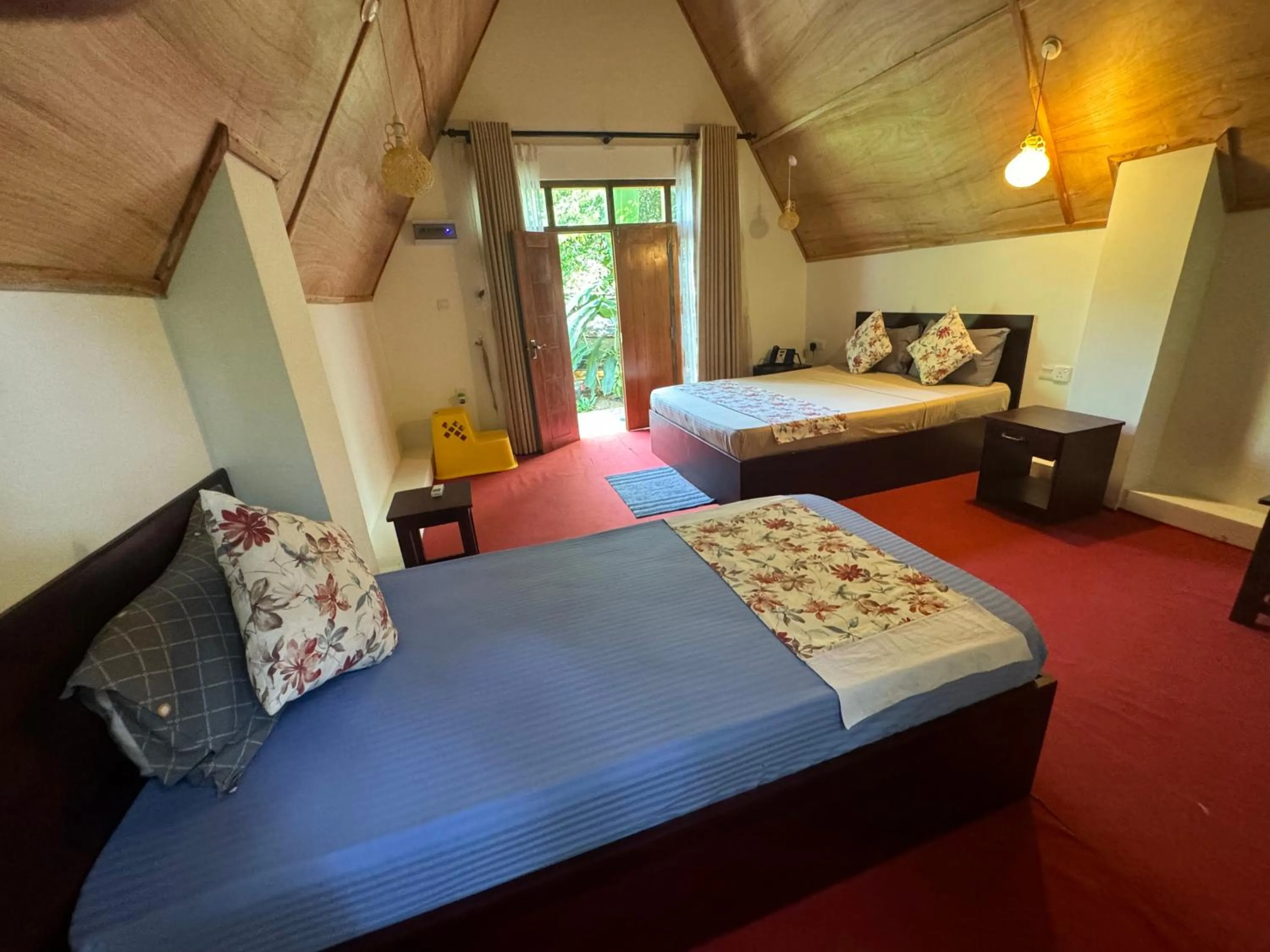 Bedroom, Bed in Steps Garden Resort