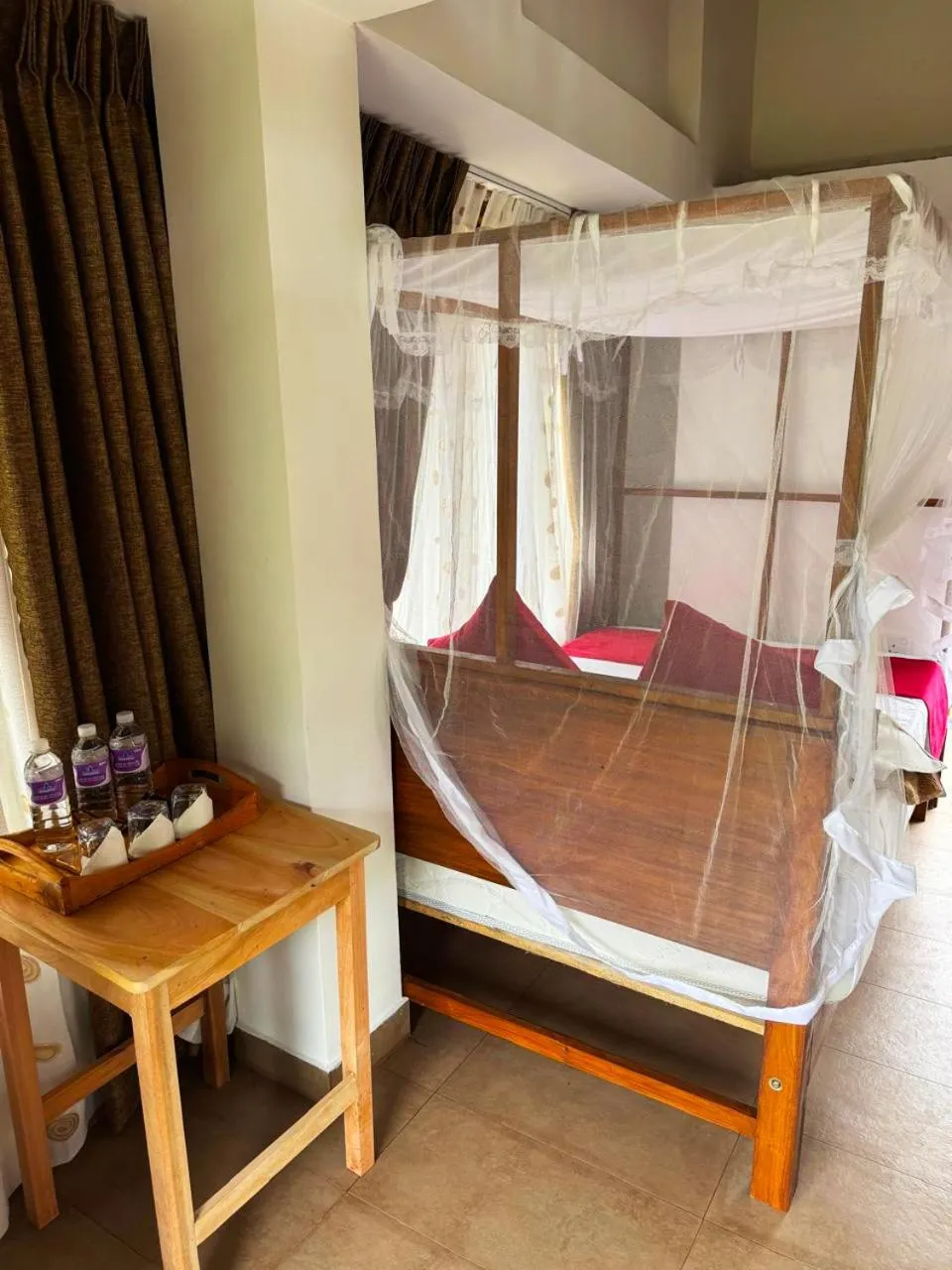 Bed in Steps Garden Resort