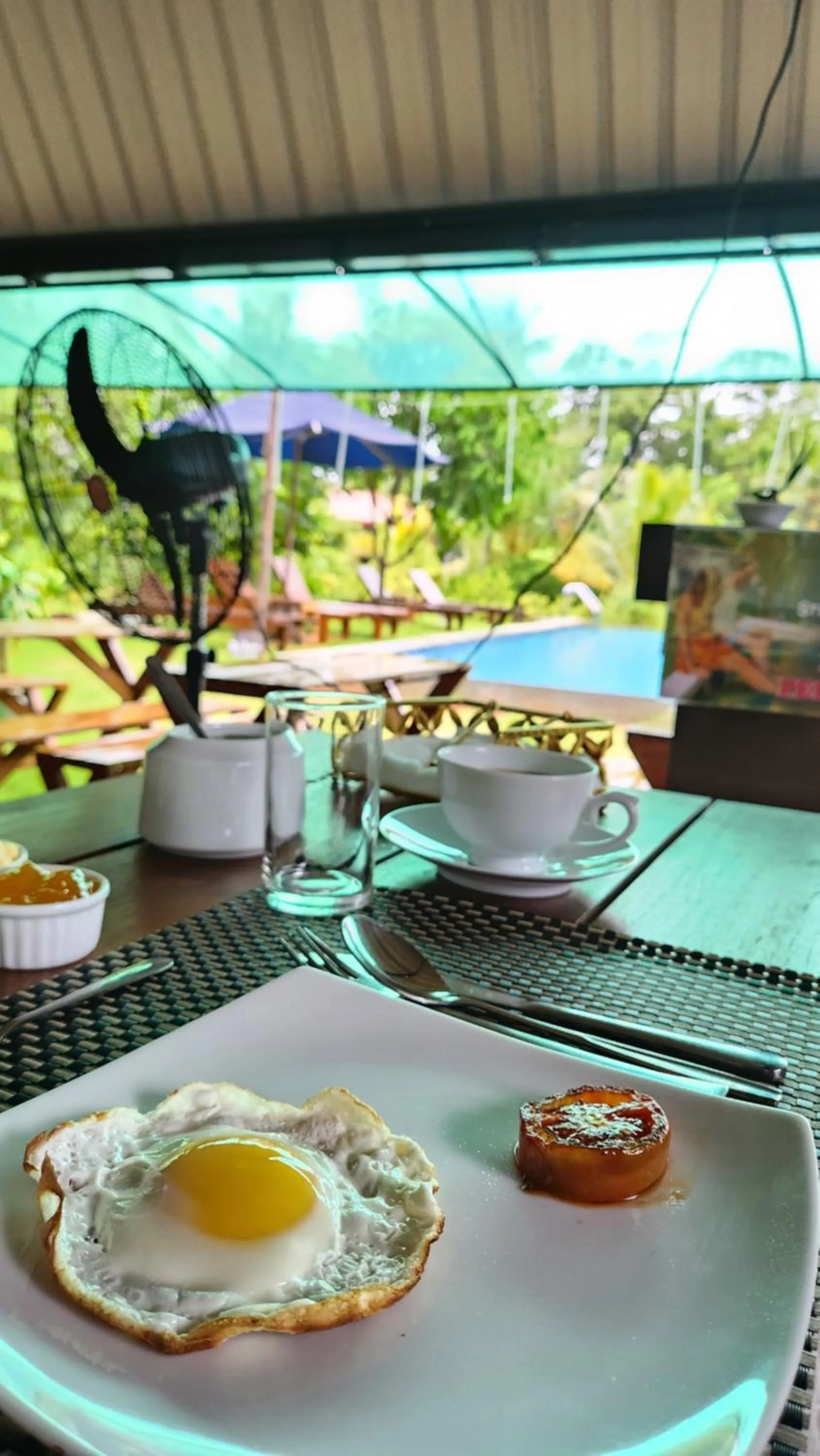 Dining area in Steps Garden Resort