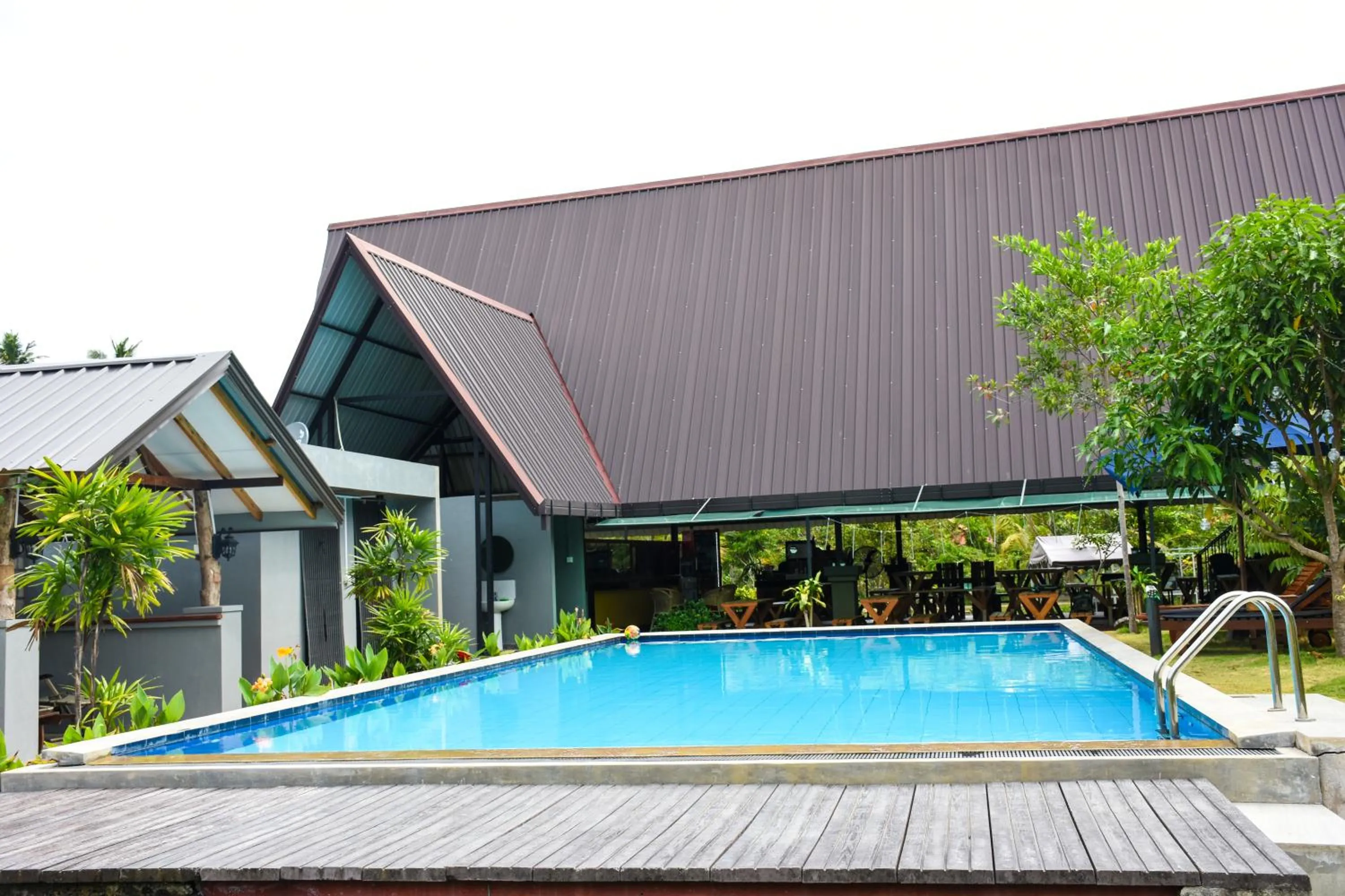 Pool view in Steps Garden Resort