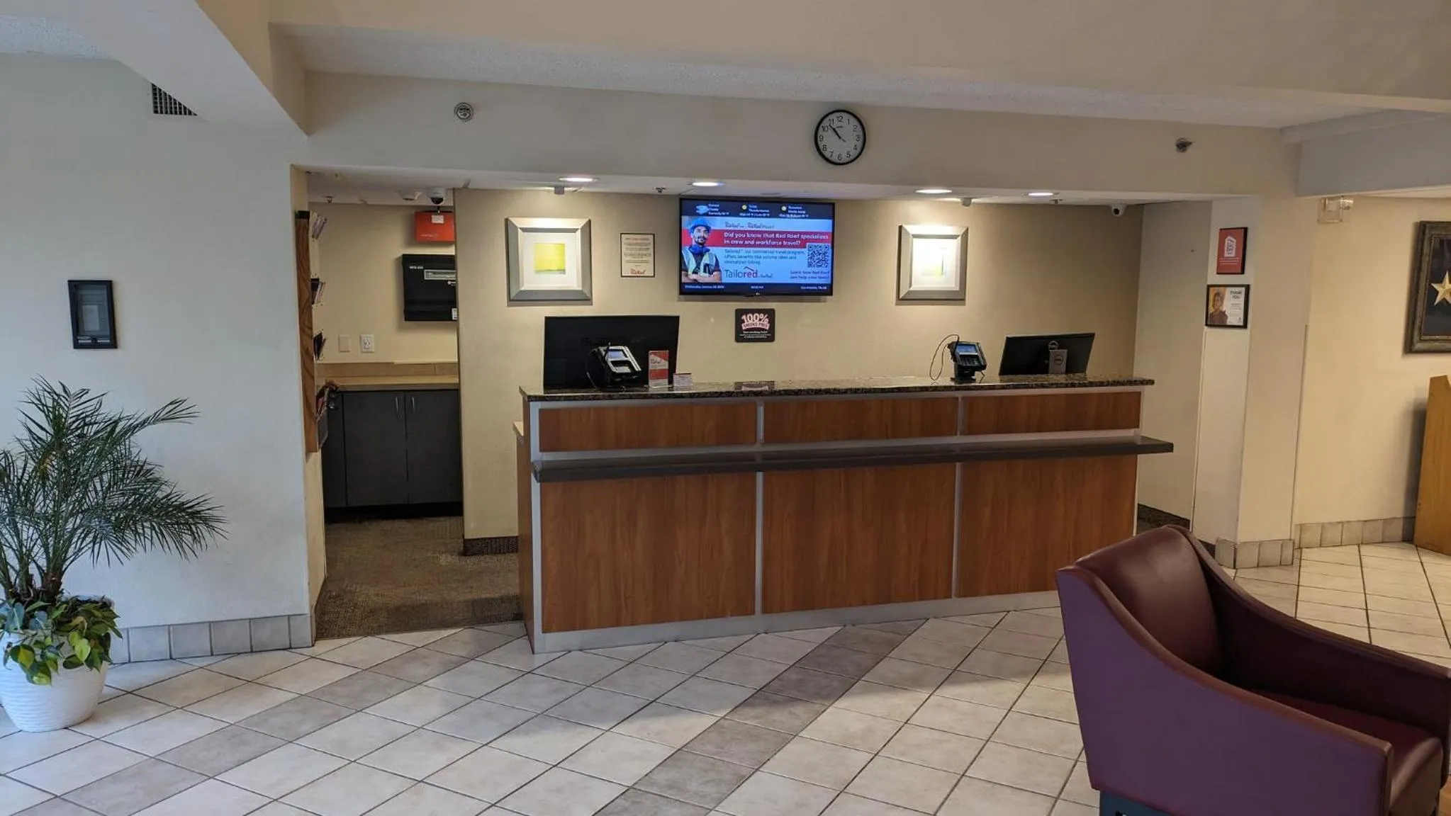 Lobby or reception in Red Roof Inn San Antonio Airport