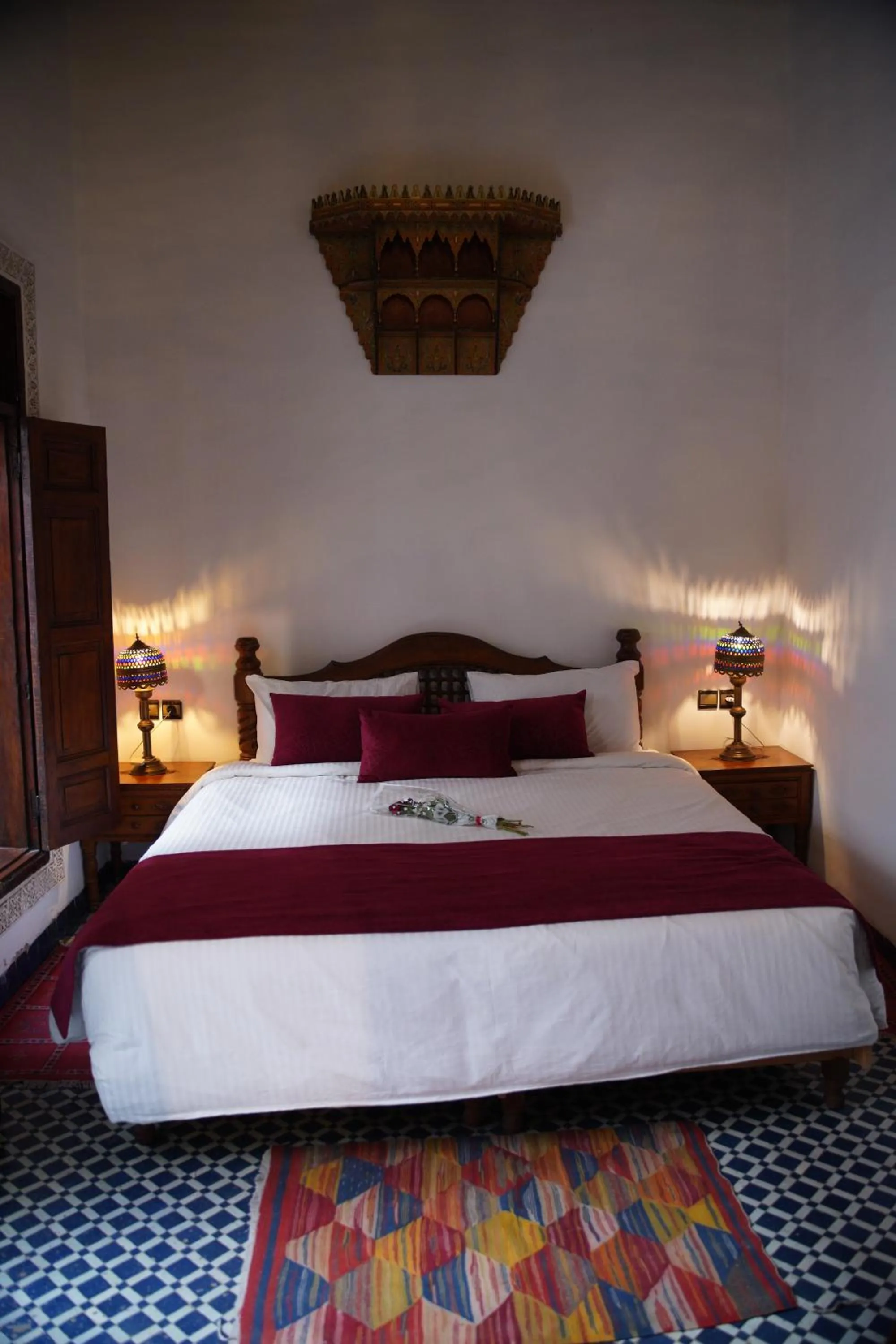 Bed in Riad Dar Chrifa - Luxury Escape