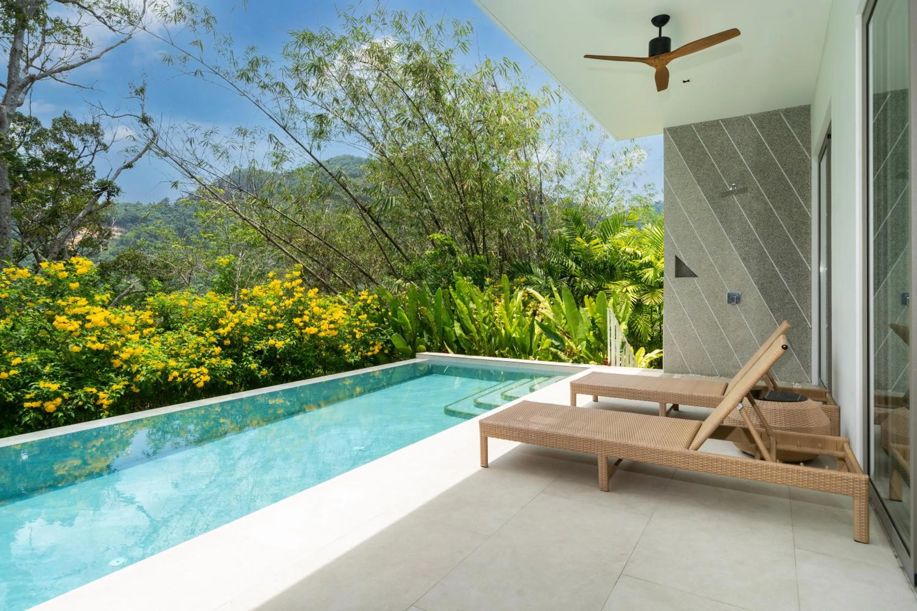 Pool view in Himmapana Villas - Hills