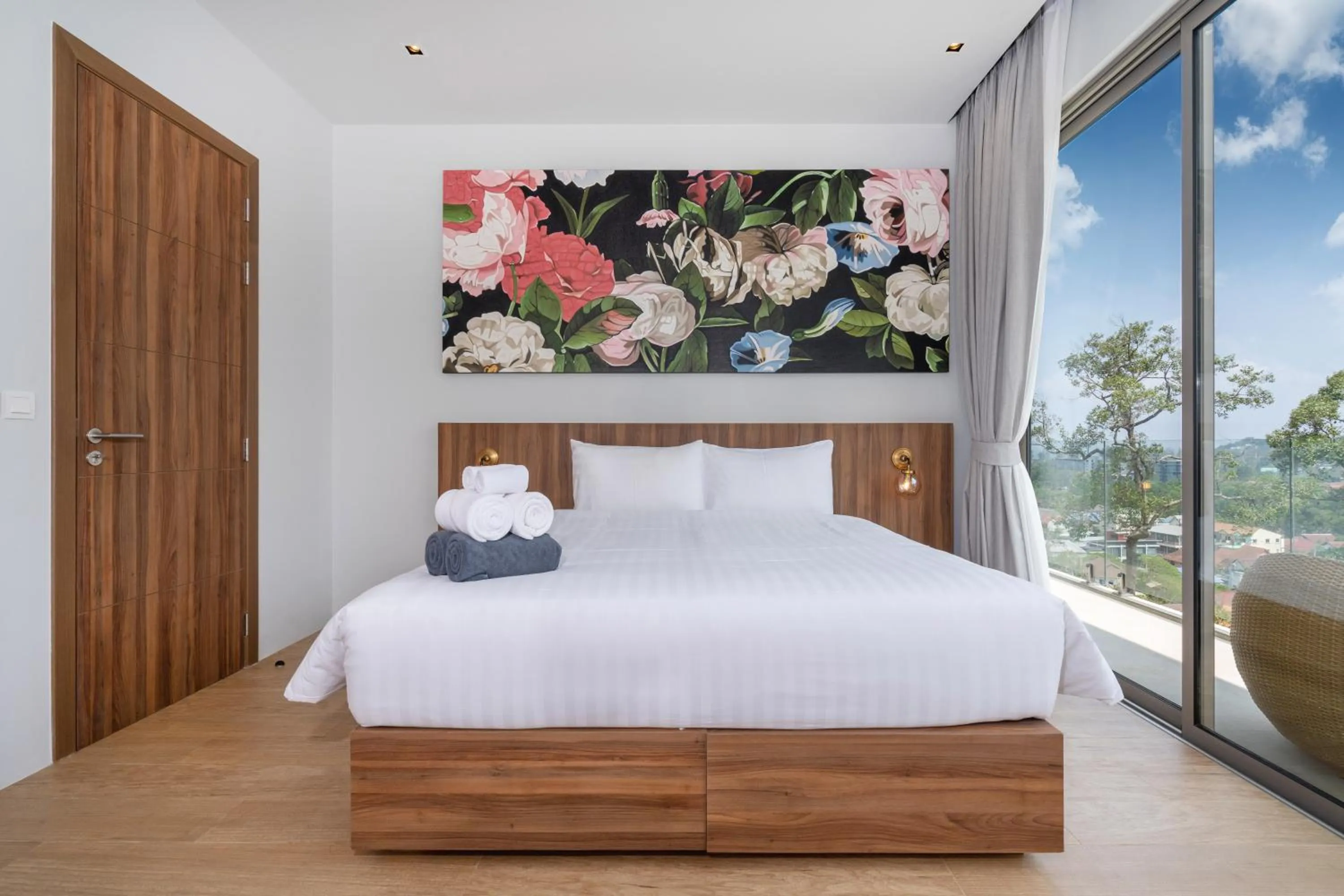 Bed in Himmapana Villas - Hills