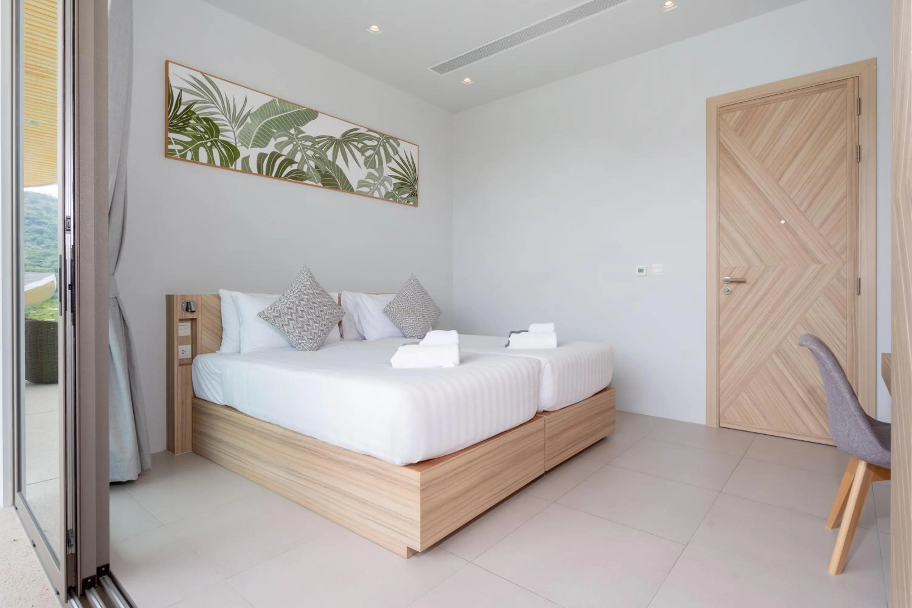 Bedroom, Bed in Himmapana Villas - Hills