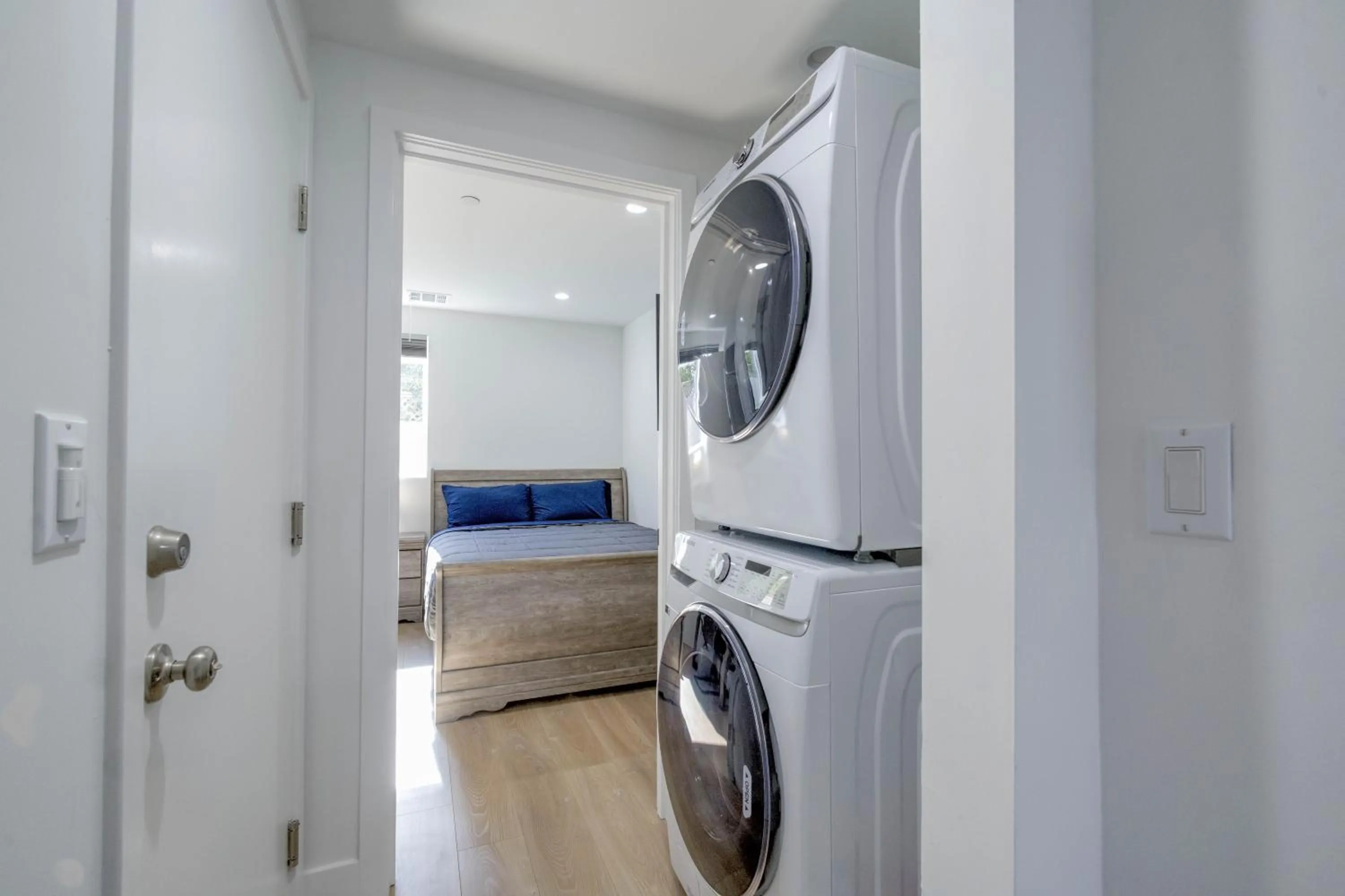 Bed in Modern Apartment in Studio City