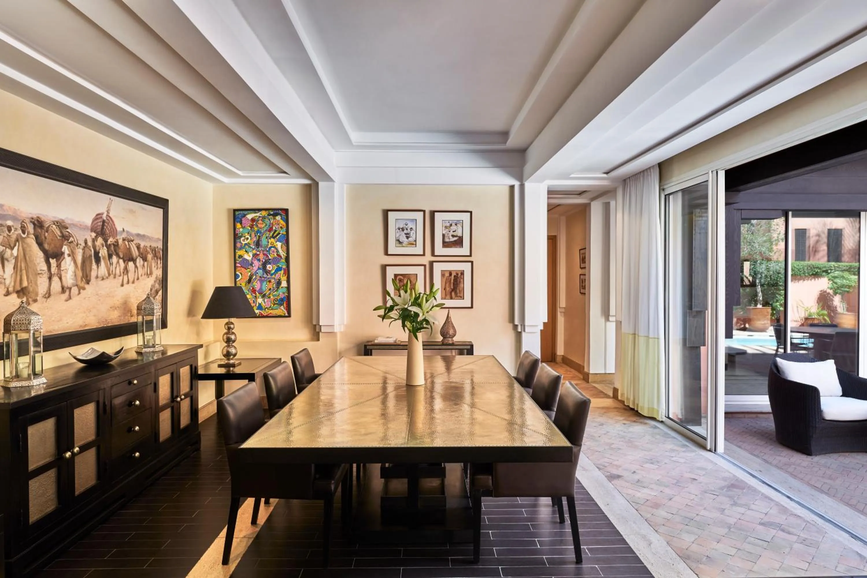 Seating area in Hôtel & Ryads Barrière Le Naoura