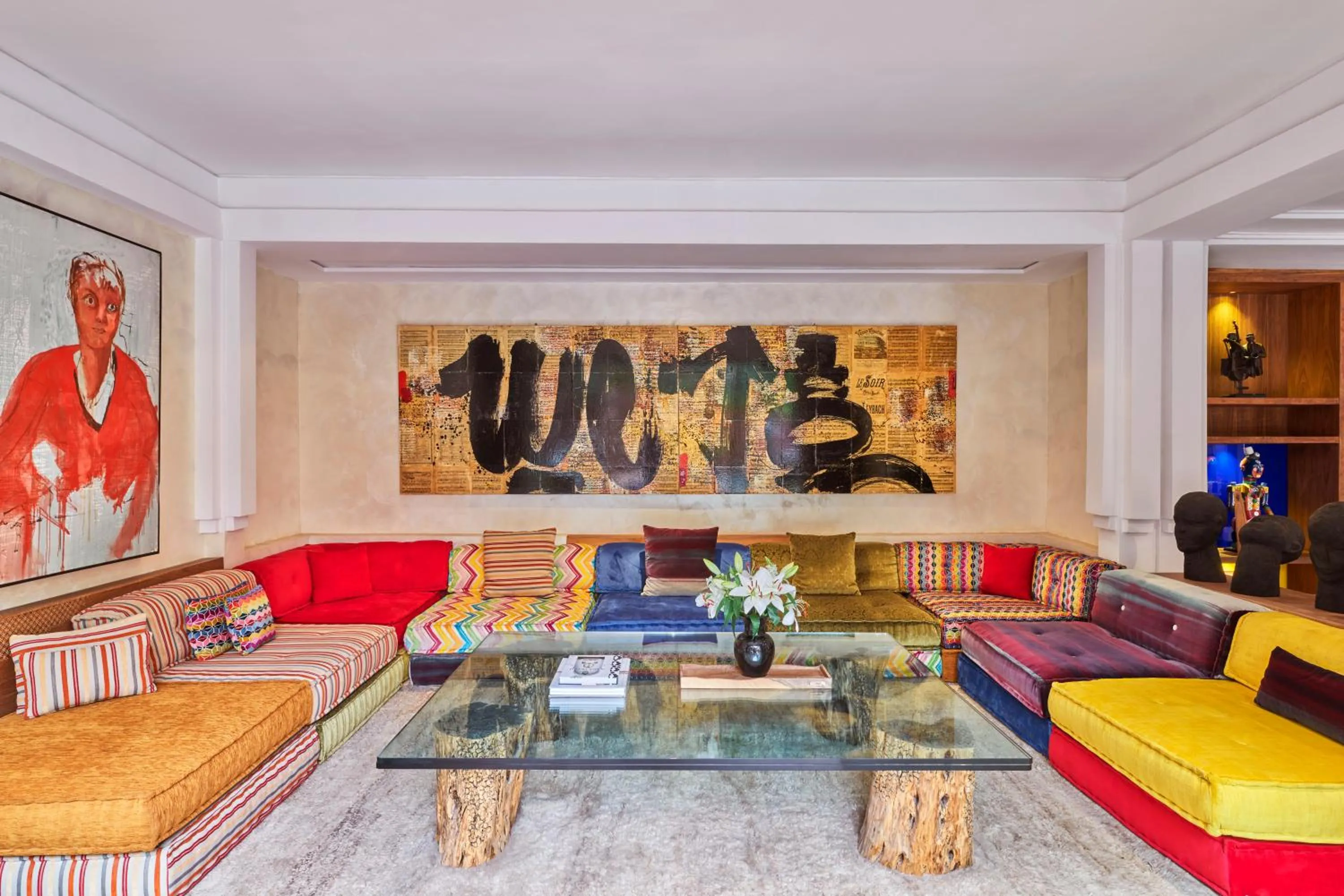 Living room in Hôtel & Ryads Barrière Le Naoura