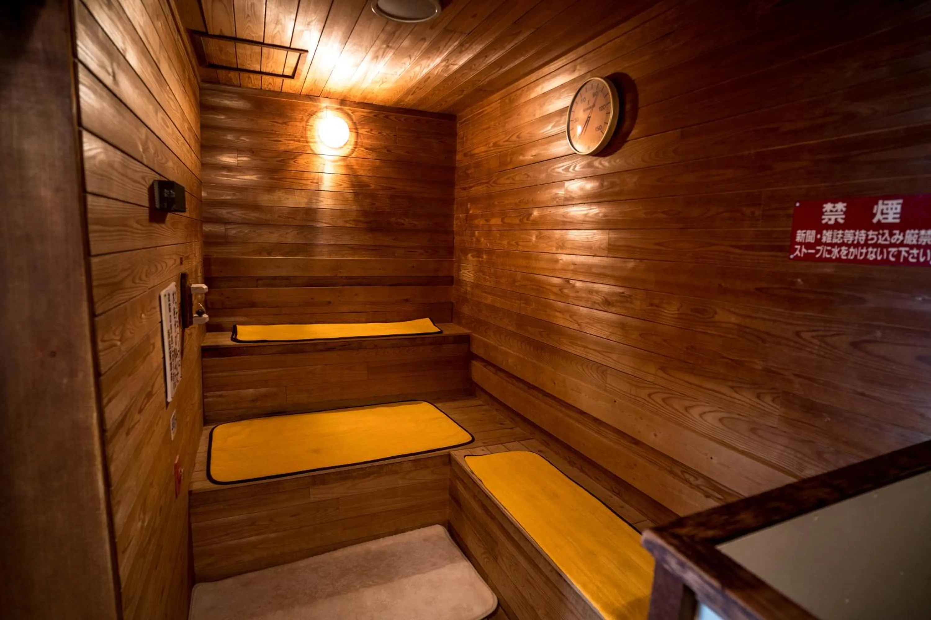 Sauna in glampark Tsuruginoyu