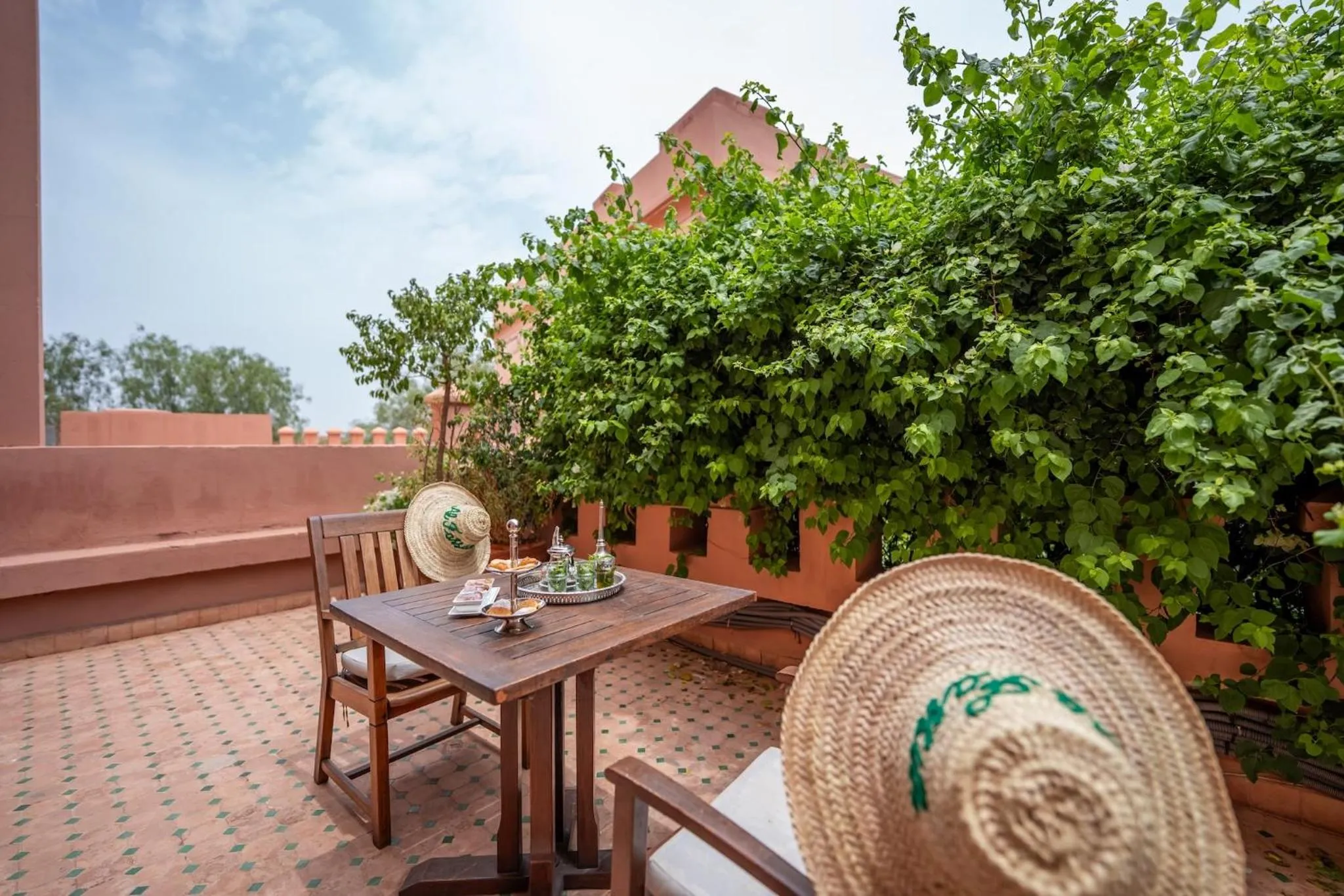 Seating area in Al Fassia Aguedal