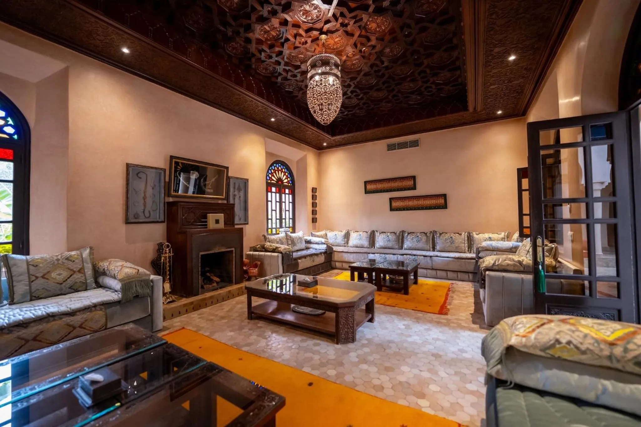 Lounge or bar, Bed in Al Fassia Aguedal