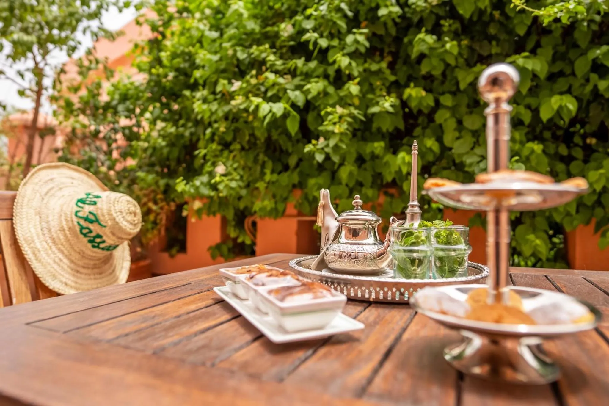 Seating area in Al Fassia Aguedal